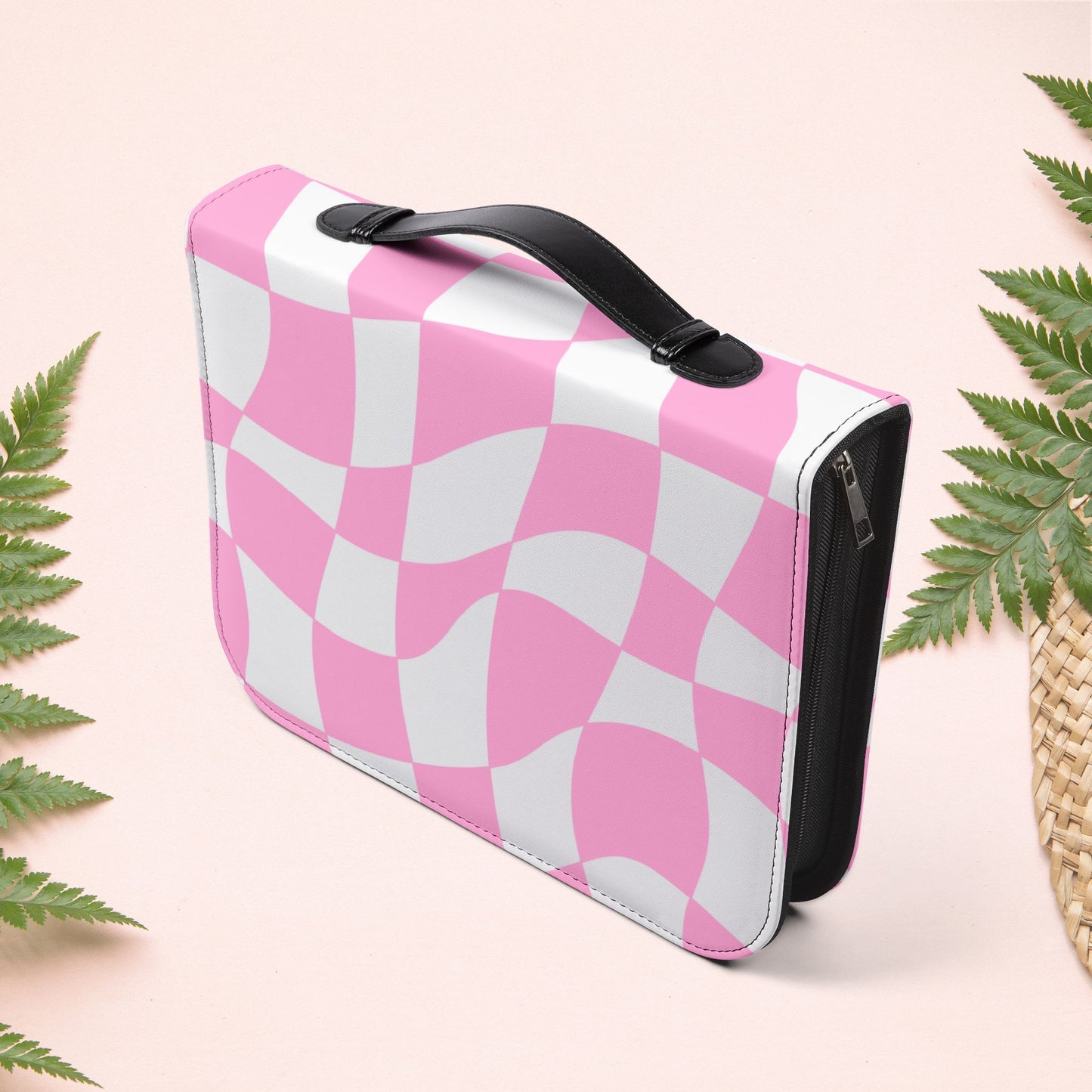 Groovy Pink Retro Book Cover