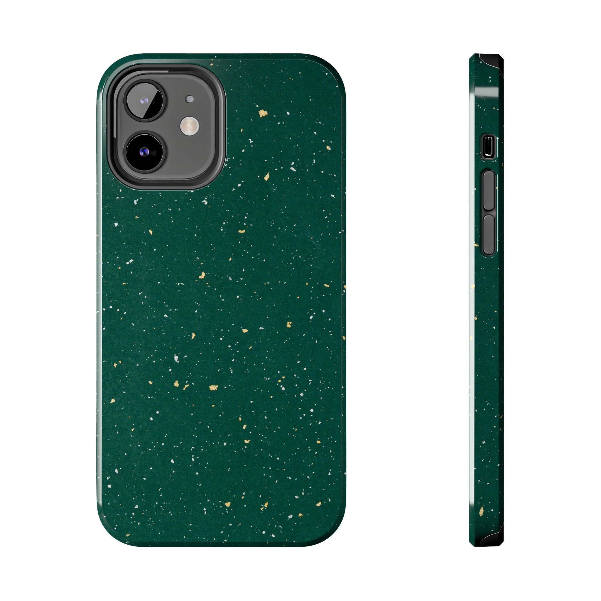 Emerald Gold Flecked Phone Case (Apple & Android)