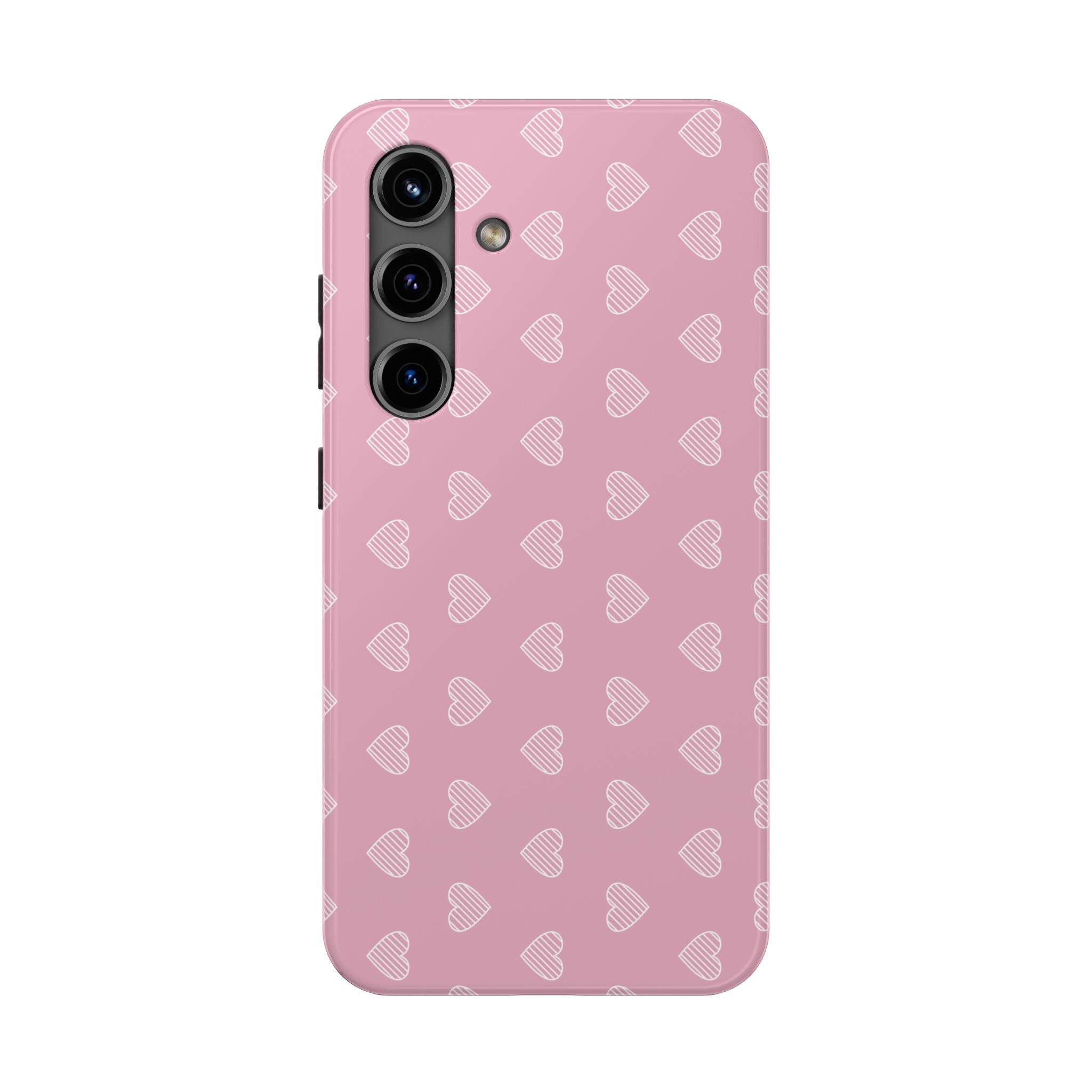 Infinite Pink Hearts Phone Case (Apple & Android)