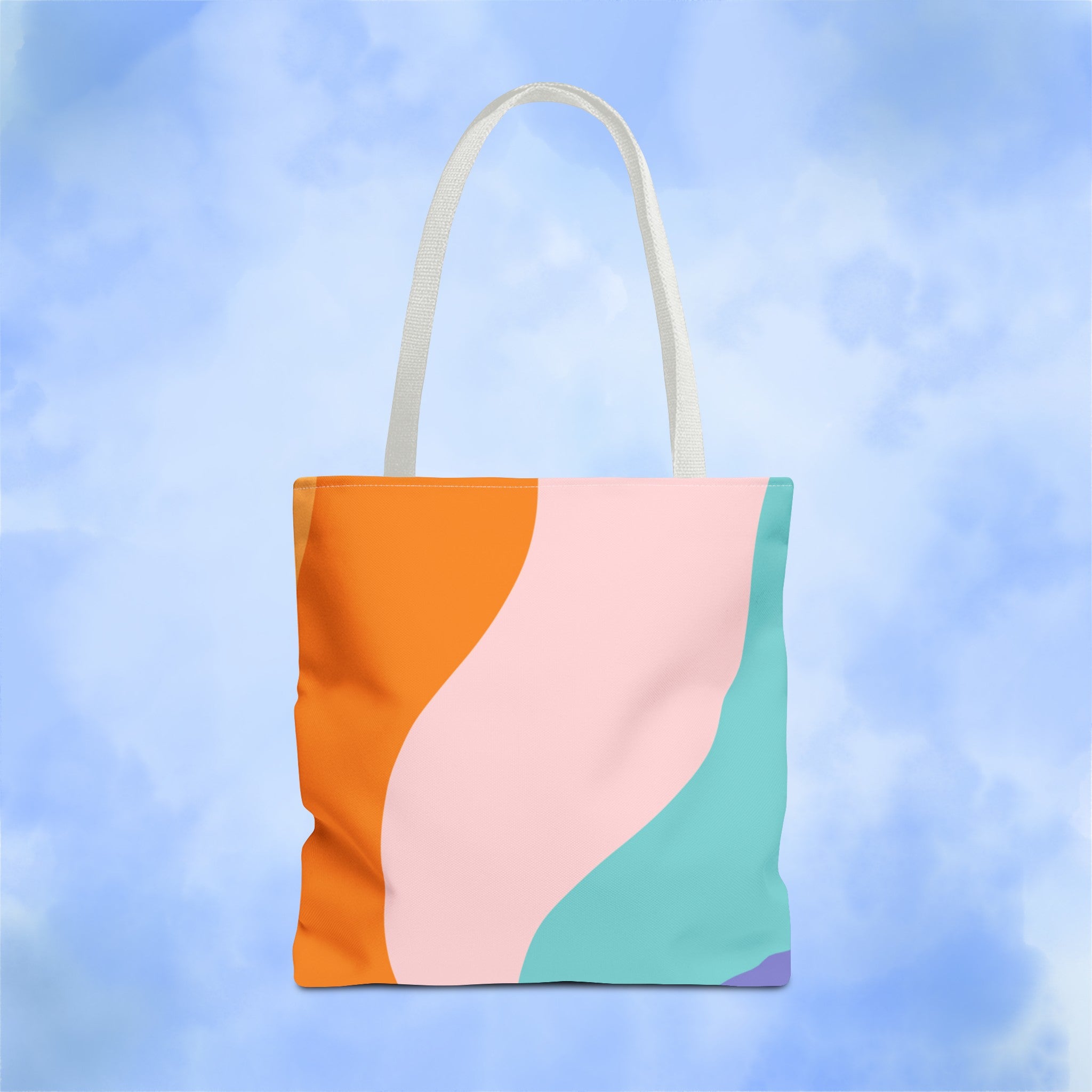 Groovy Psychedelic Splash Tote Bag