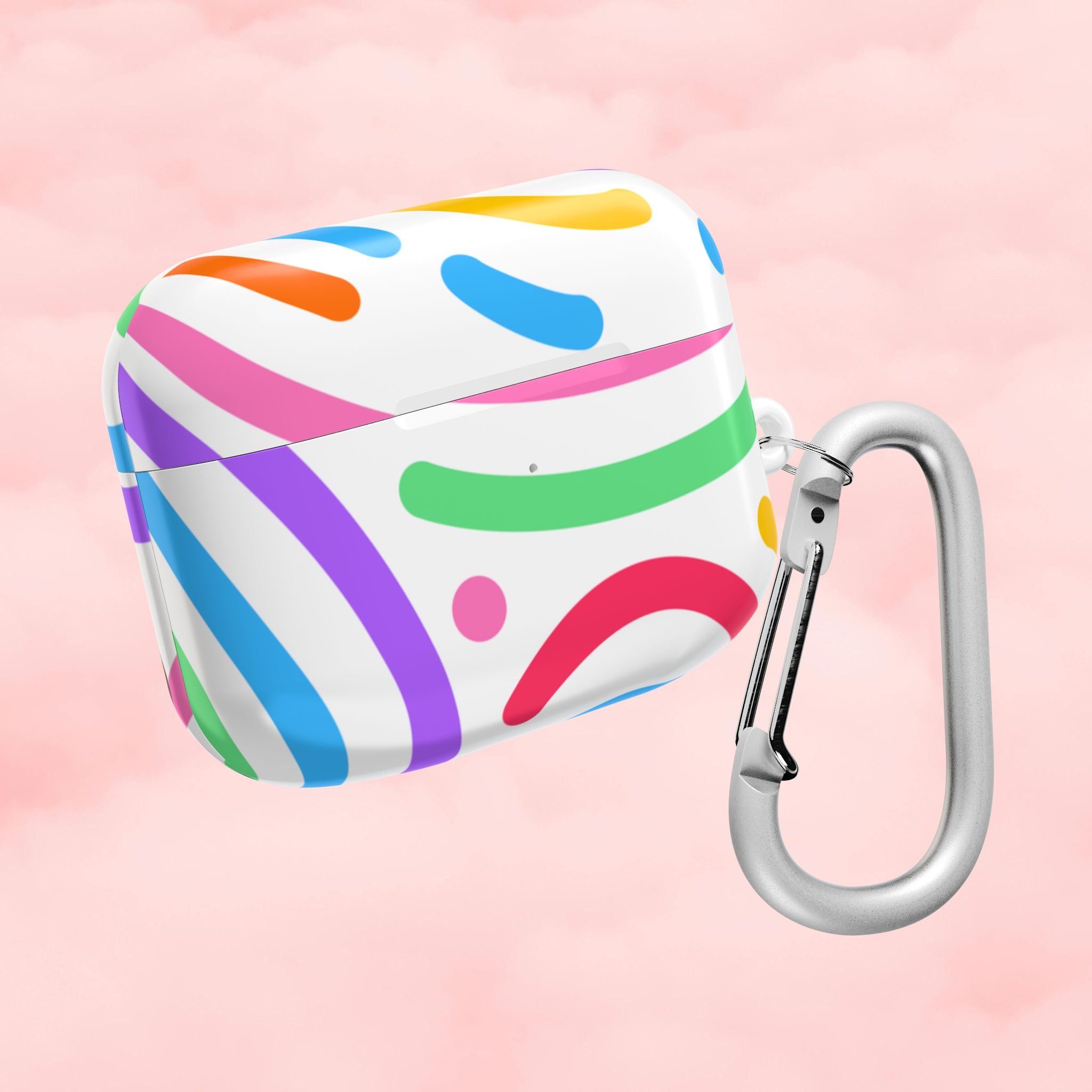 Vibrant Colorful Swirls AirPod Case