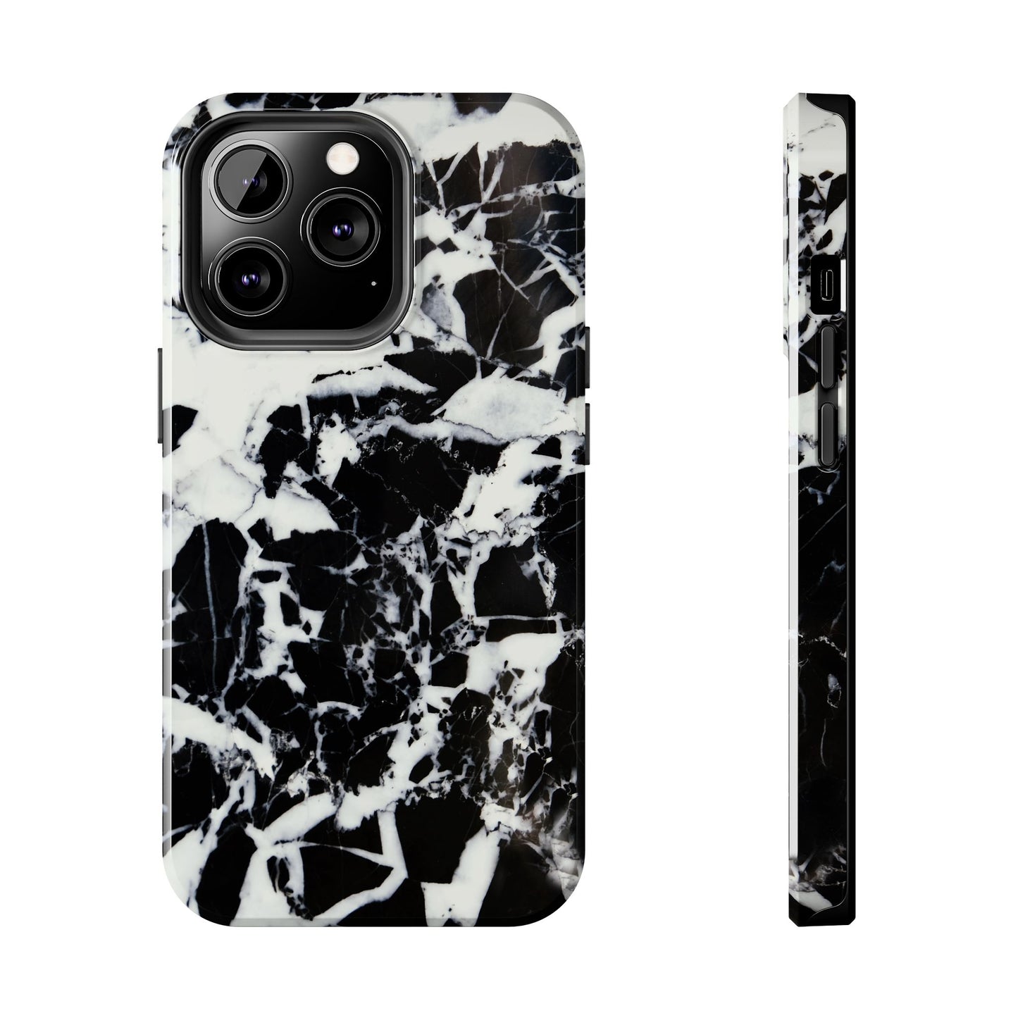 Black & White Shattered Phone Case (Apple & Android)