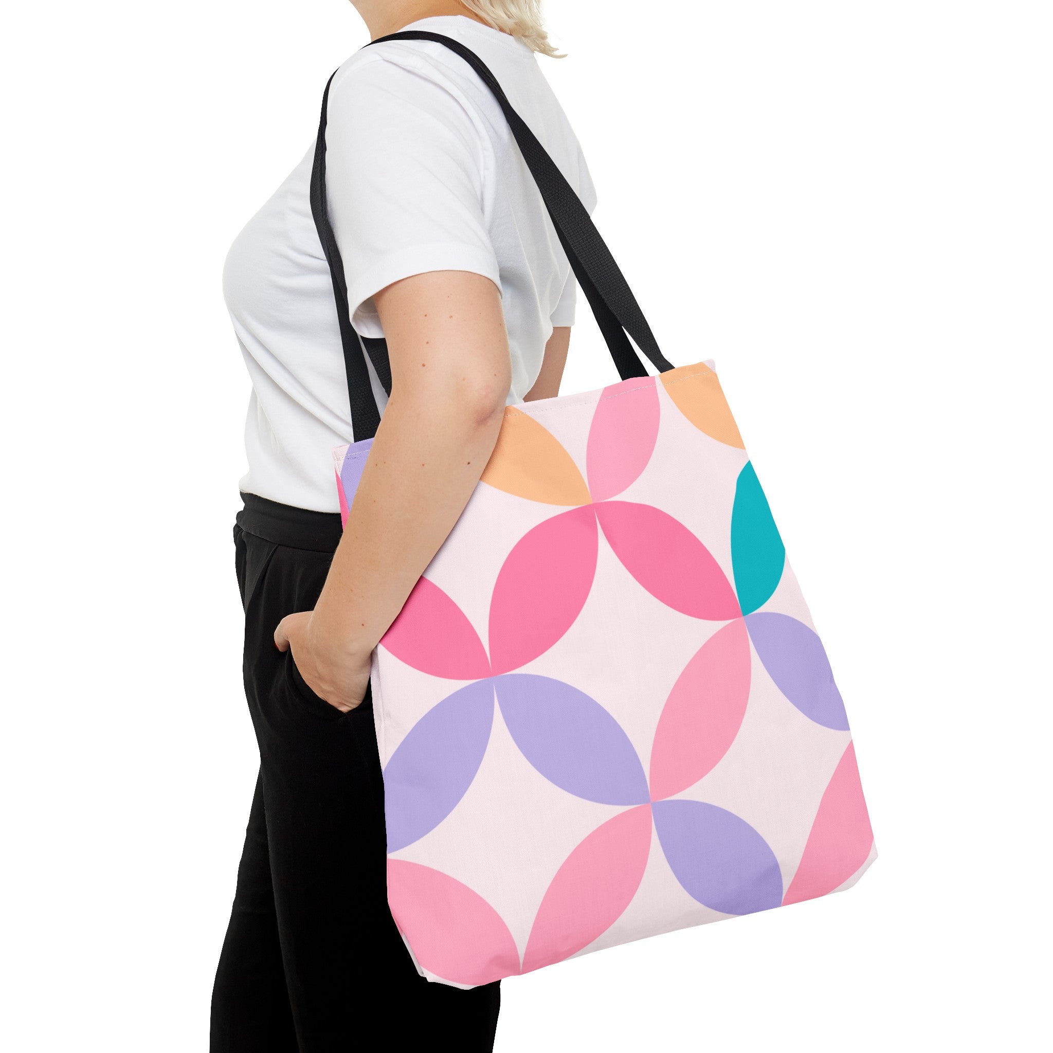 Pastel Geometric Tote Bag