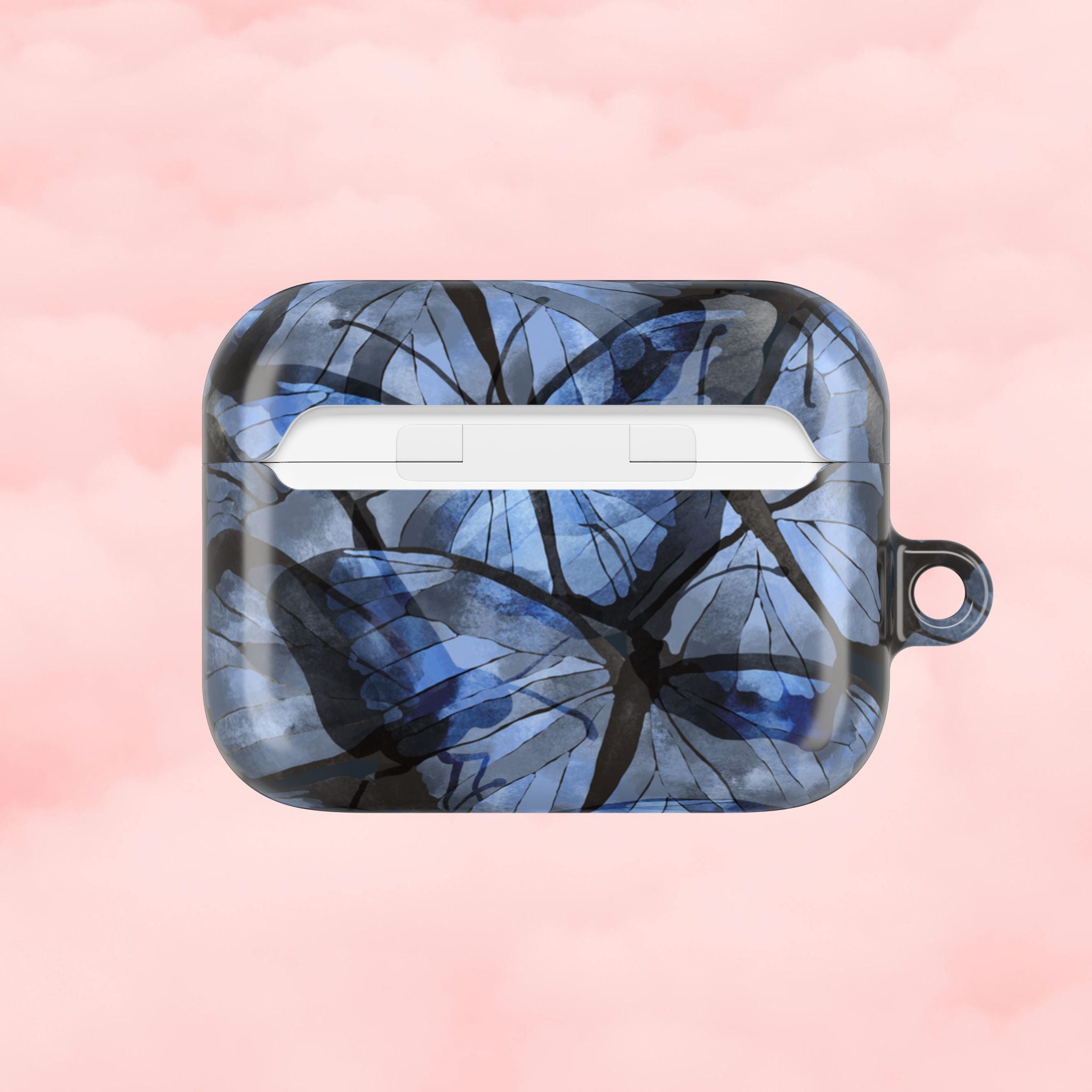 Royal Blue Butterfly AirPod Case