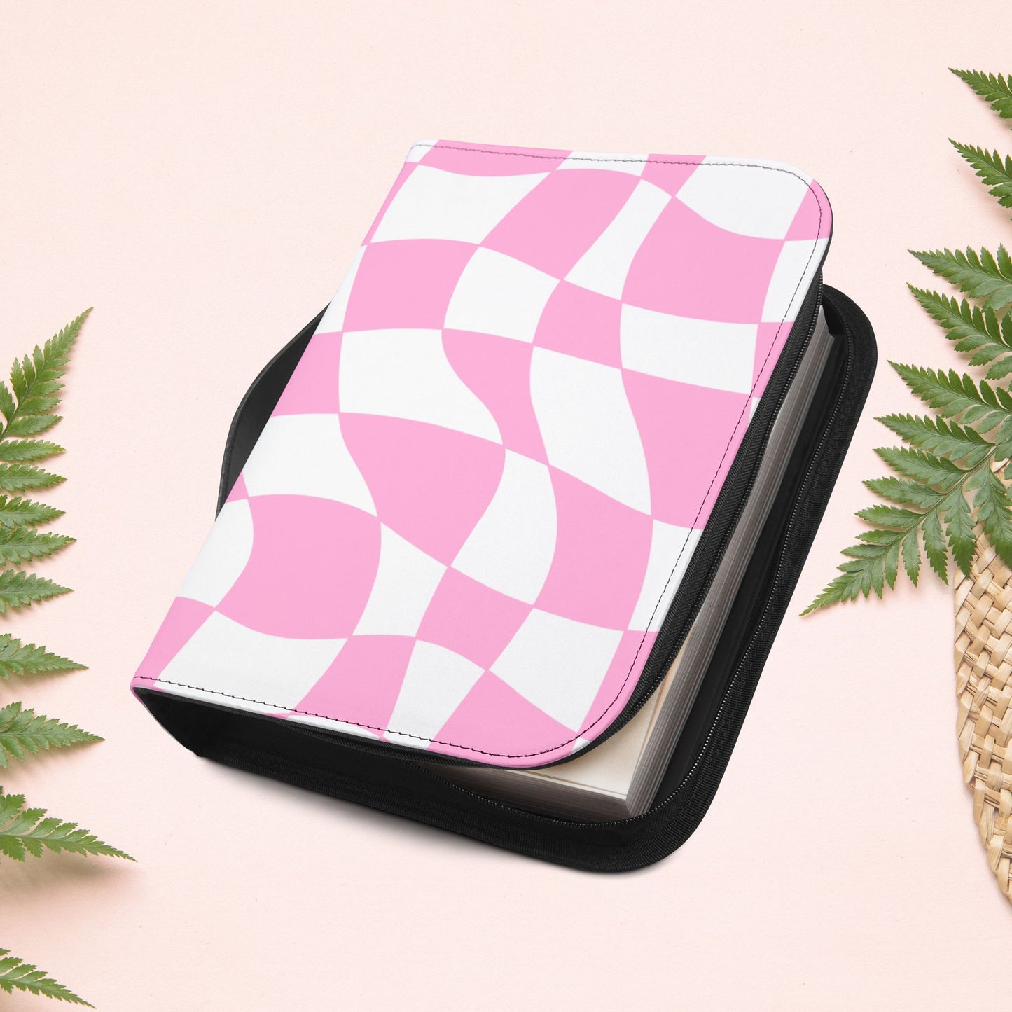 Groovy Pink Retro Book Cover
