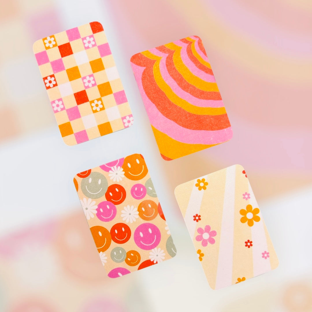 Decorative Wallet Cards 4pcs