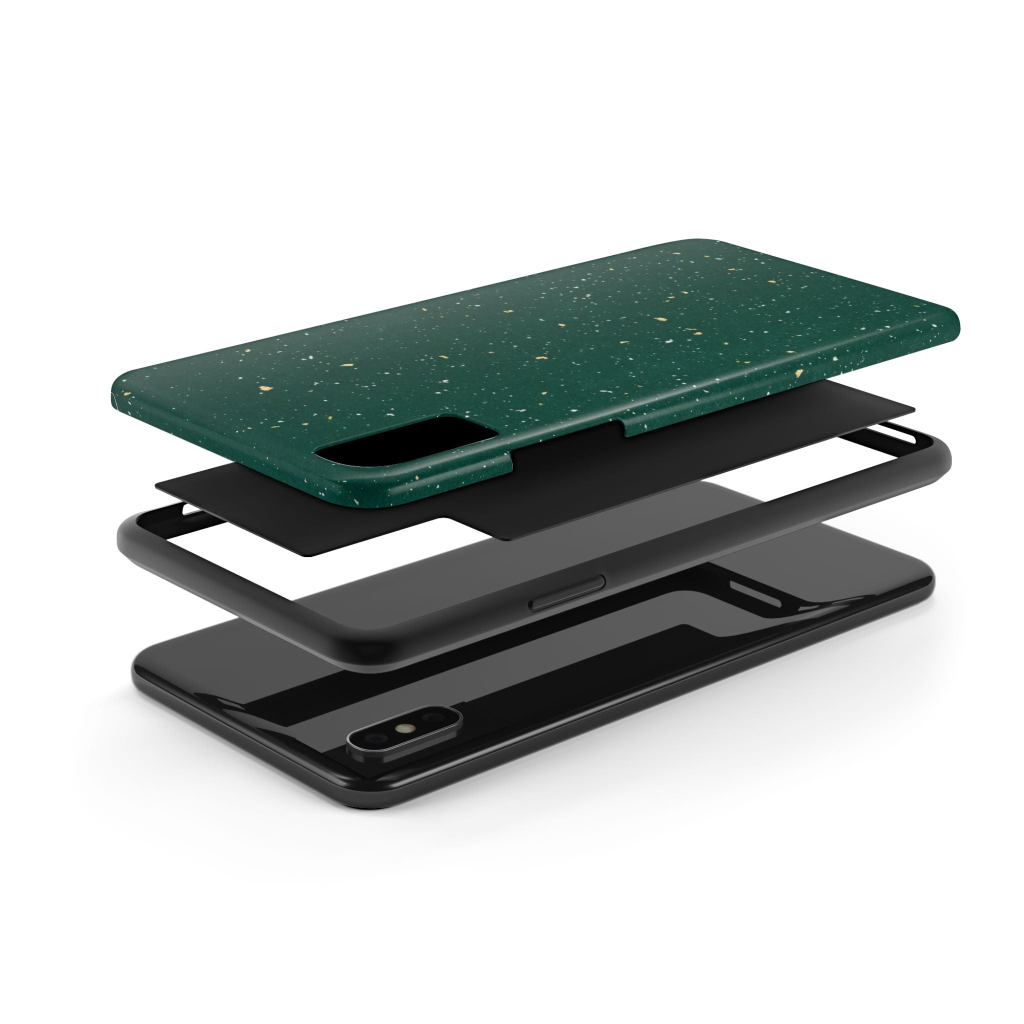 Emerald Gold Flecked Phone Case (Apple & Android)