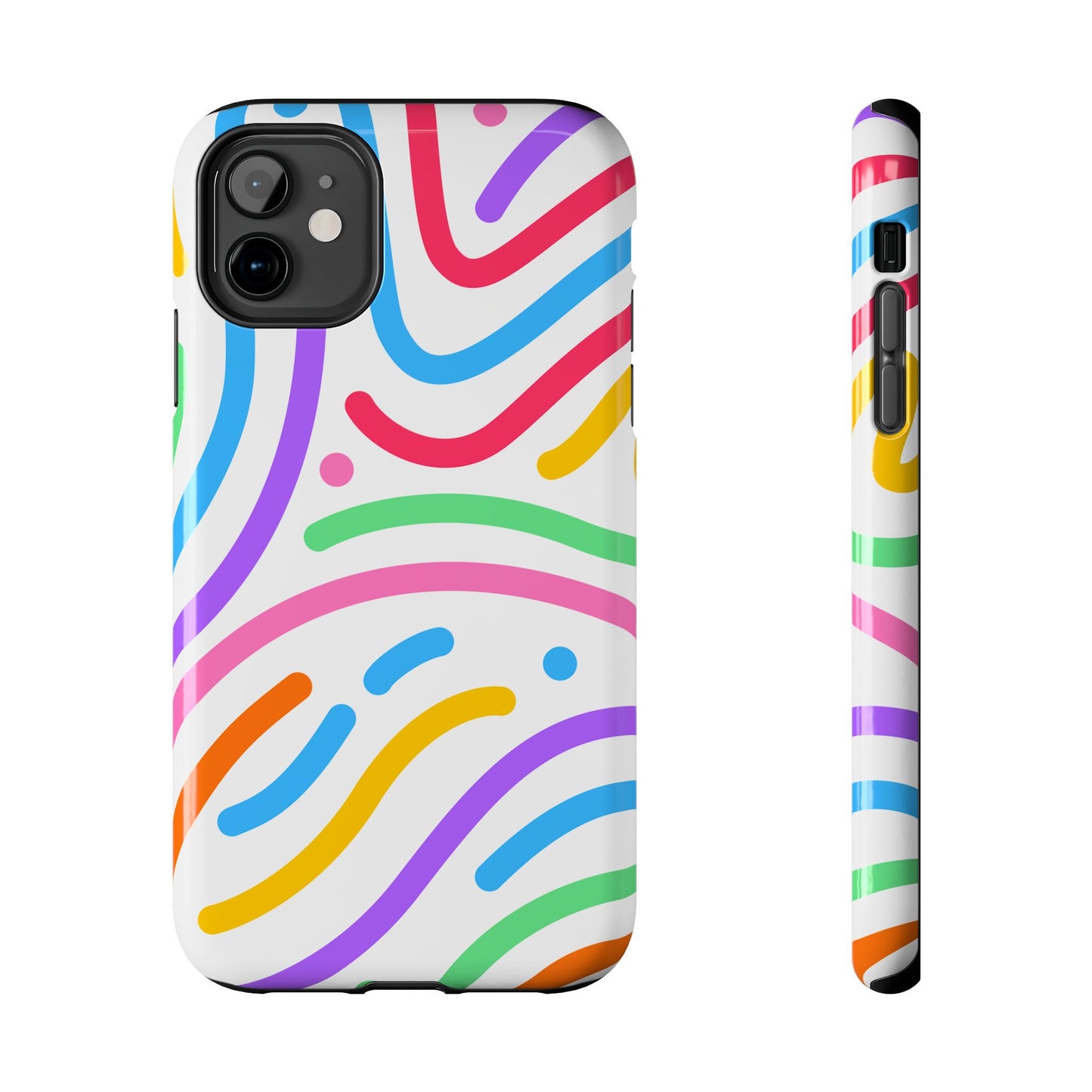Rainbow Swirls Phone Case (Apple & Android)