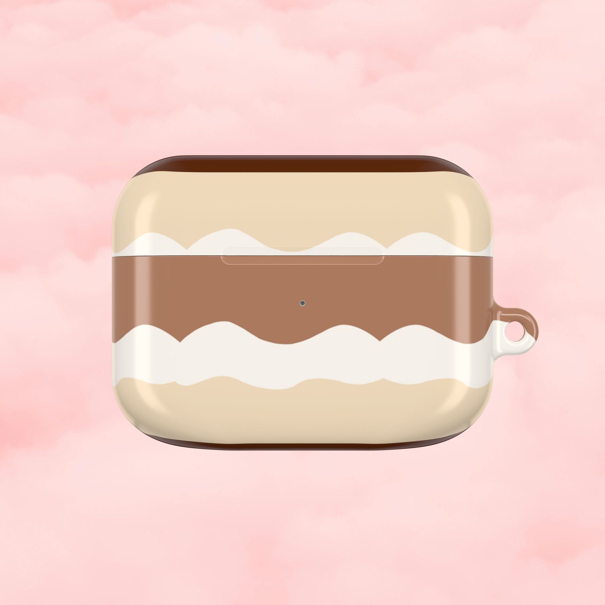 Layered Tiramisu Desert AirPod Case