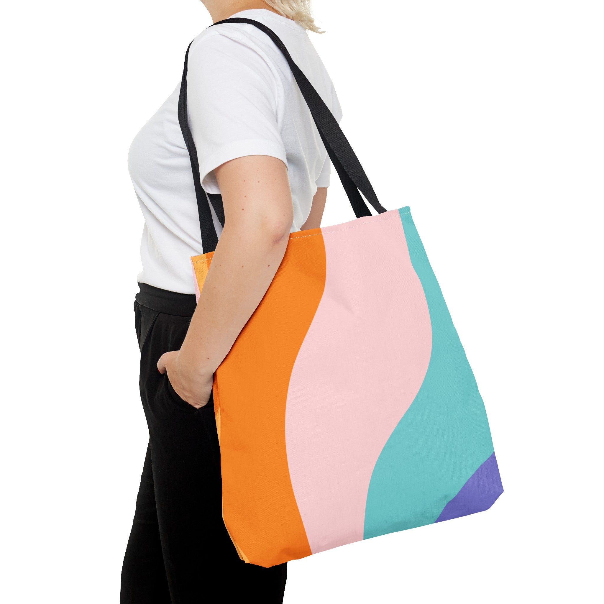 Groovy Psychedelic Splash Tote Bag