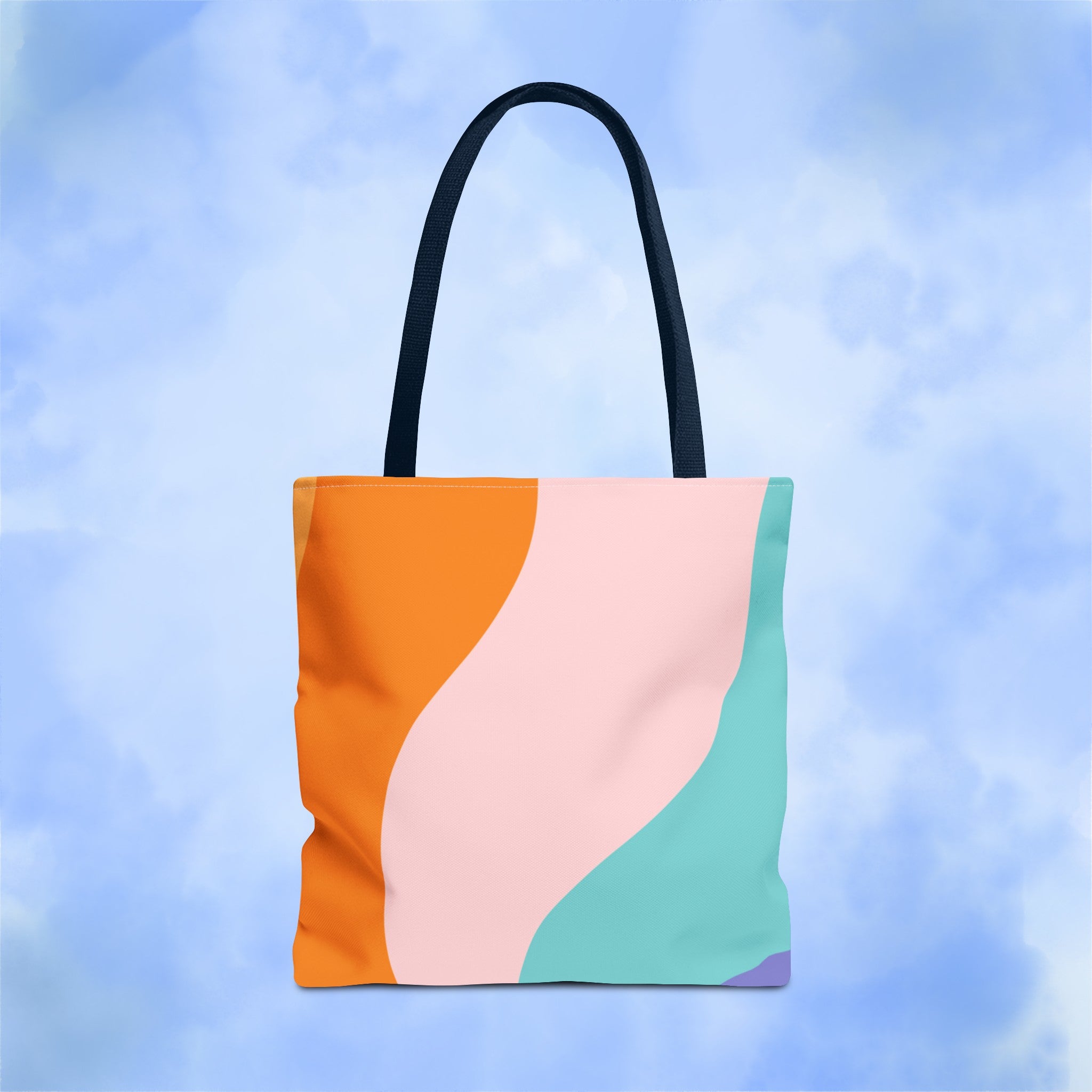 Groovy Psychedelic Splash Tote Bag