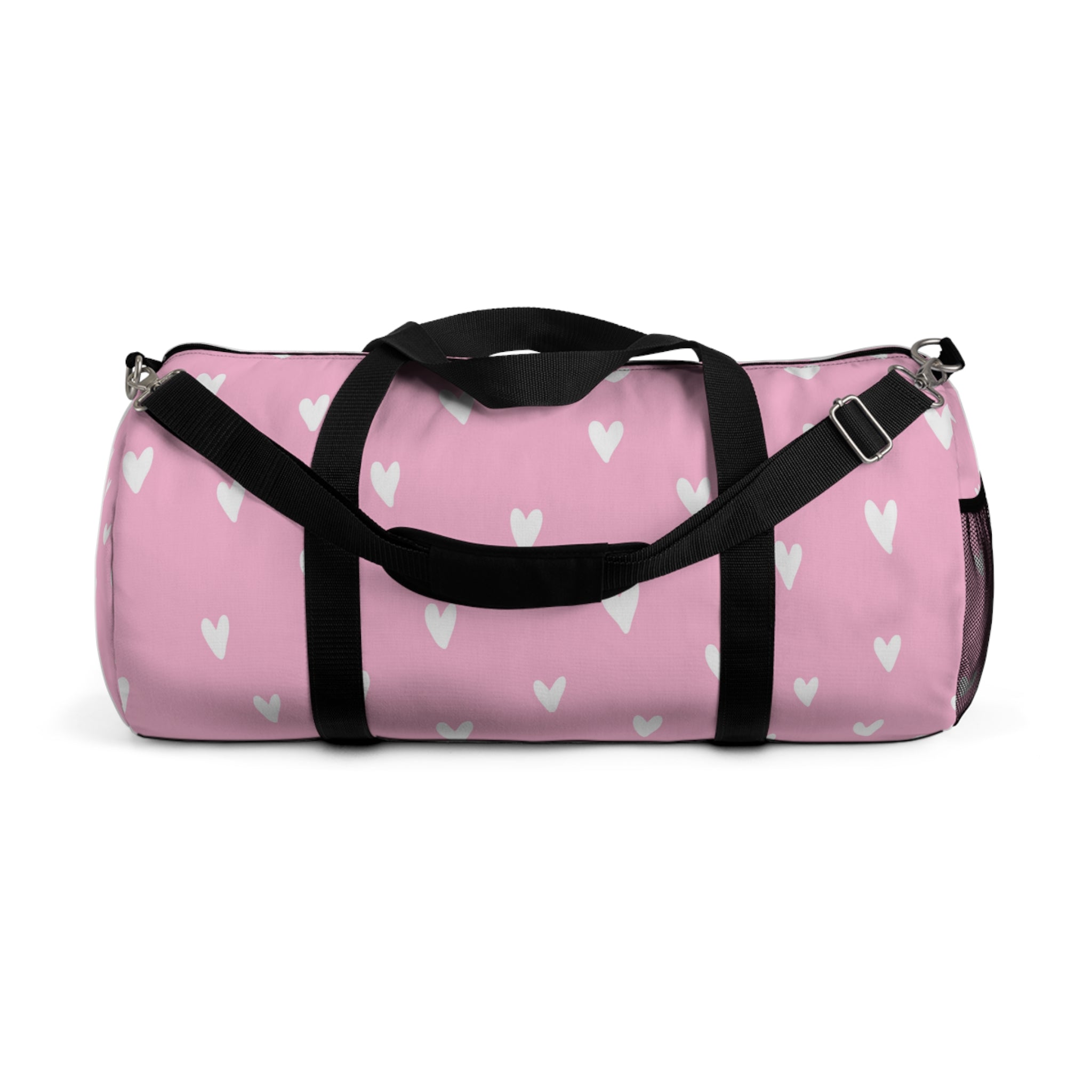 Full of Hearts Pink Duffel Bag