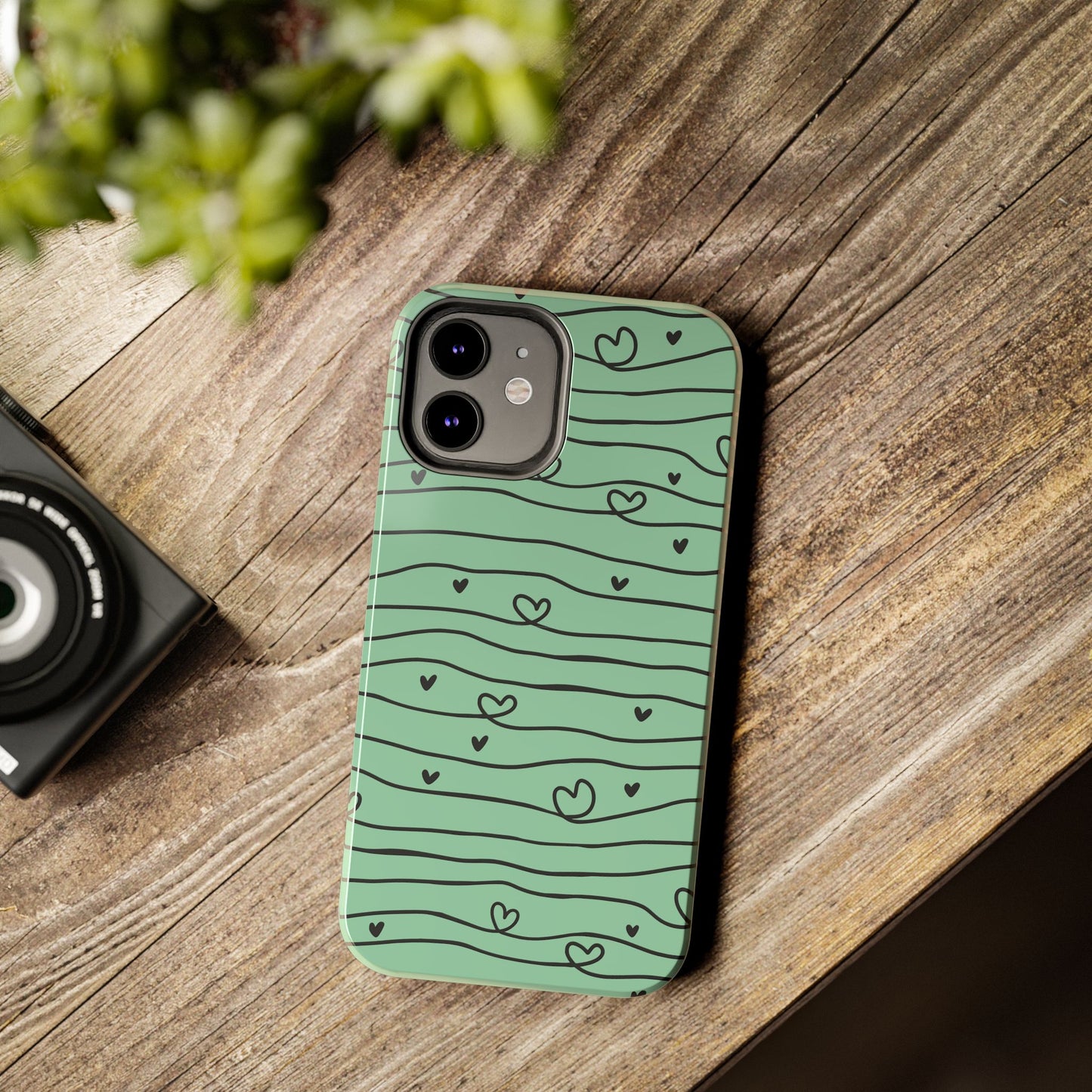 Scribble Love Hearts Phone Case (Apple & Android)