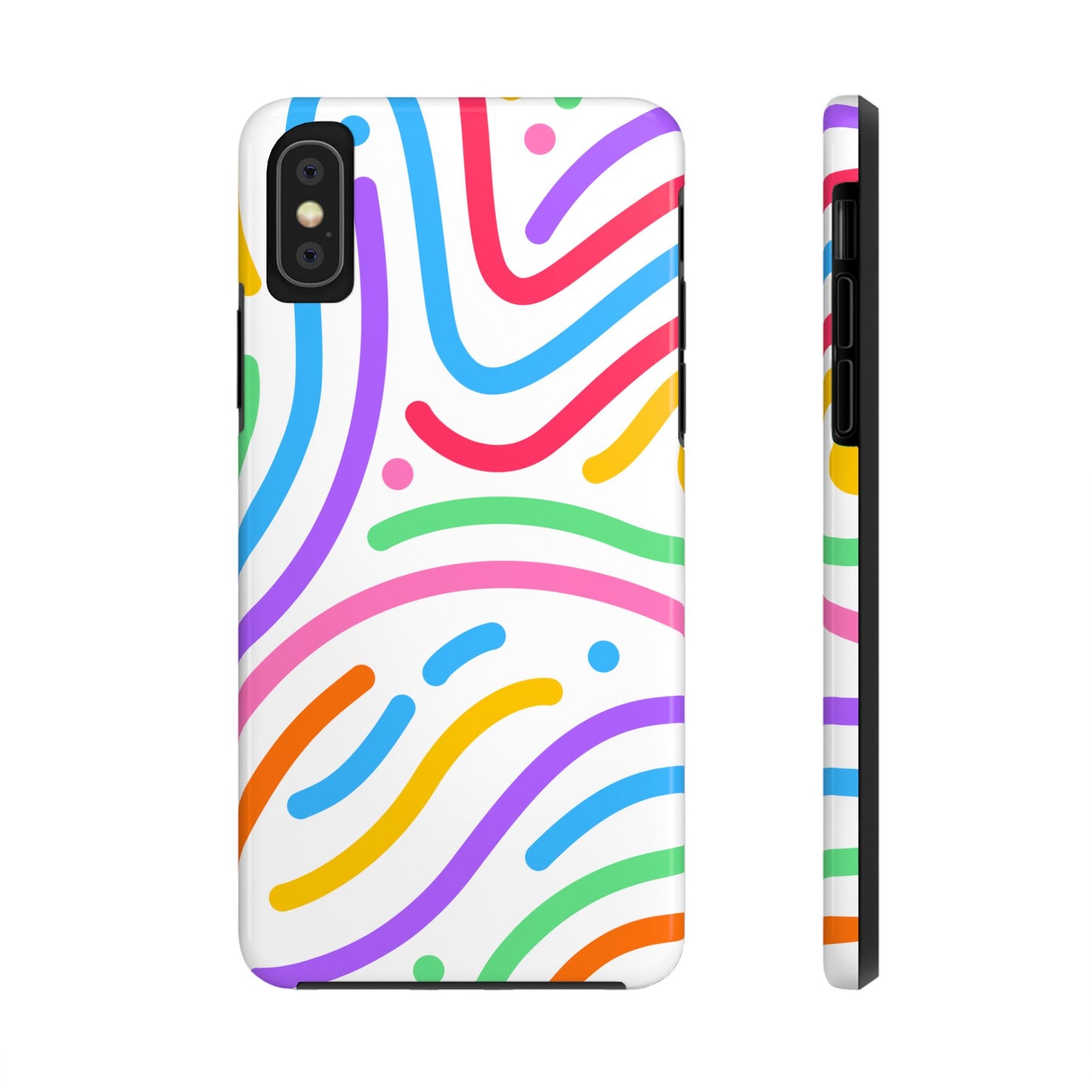 Rainbow Swirls Phone Case (Apple & Android)