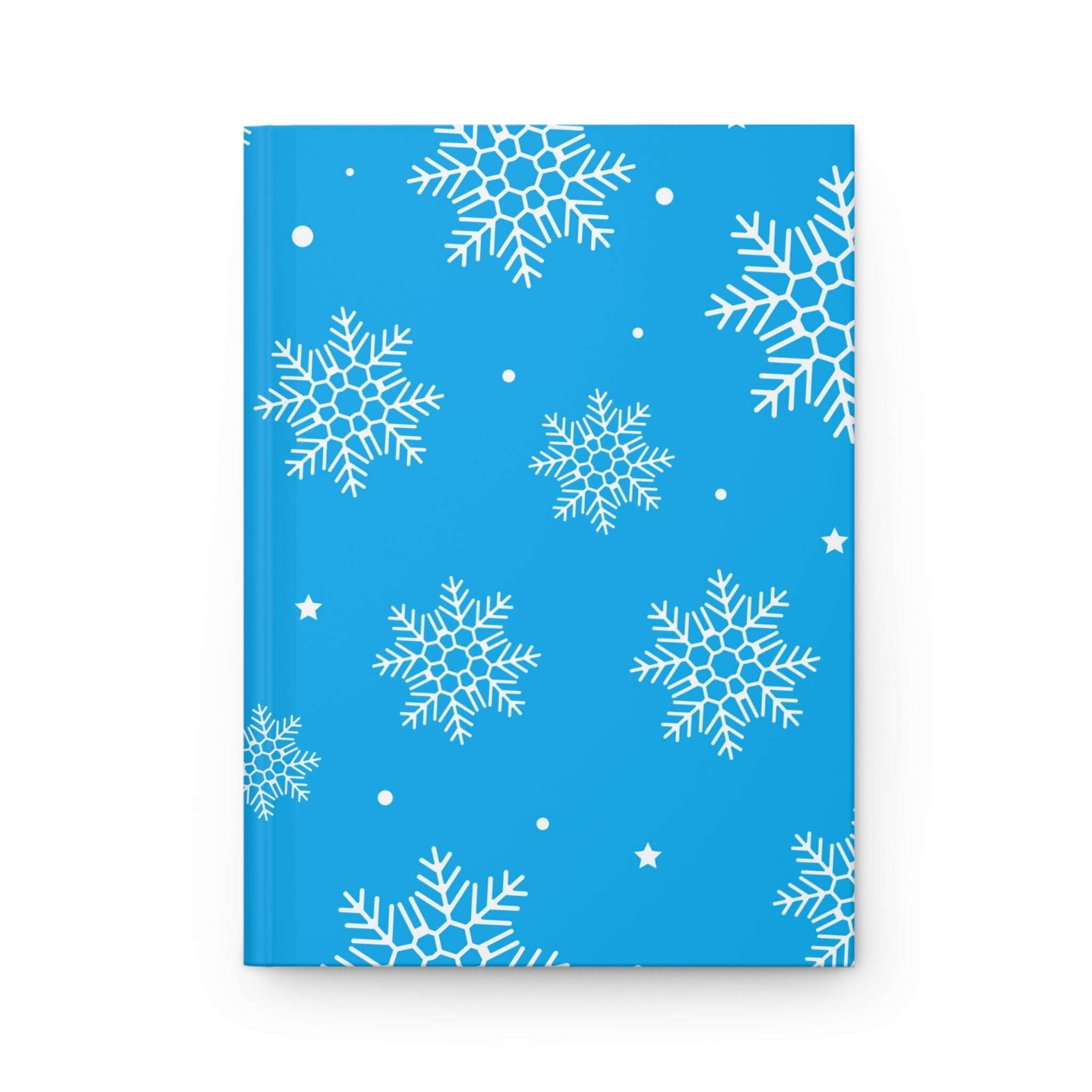 Frosty Snowflake Hardcover Matte Journal