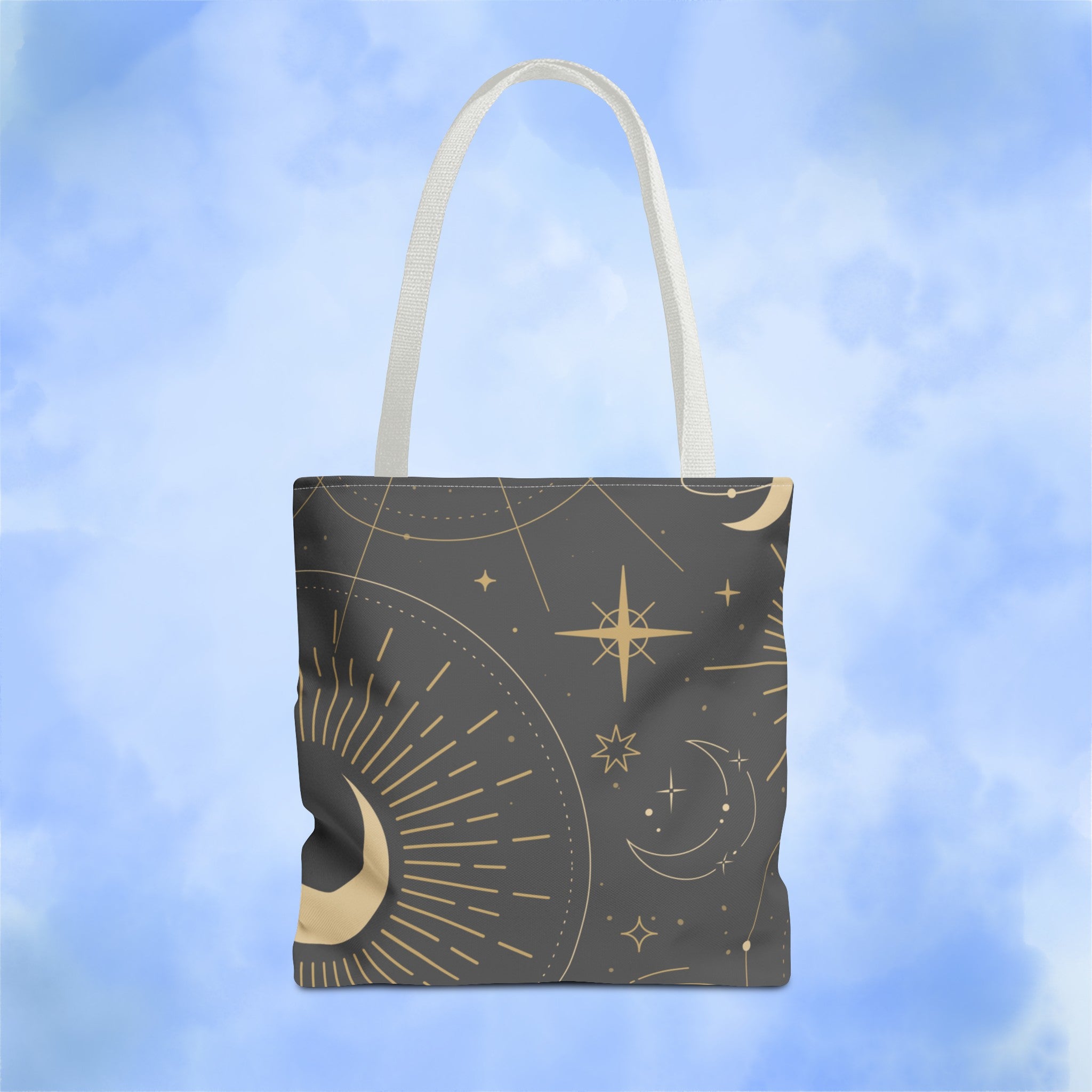 Sun & Moon Abstract Tote Bag