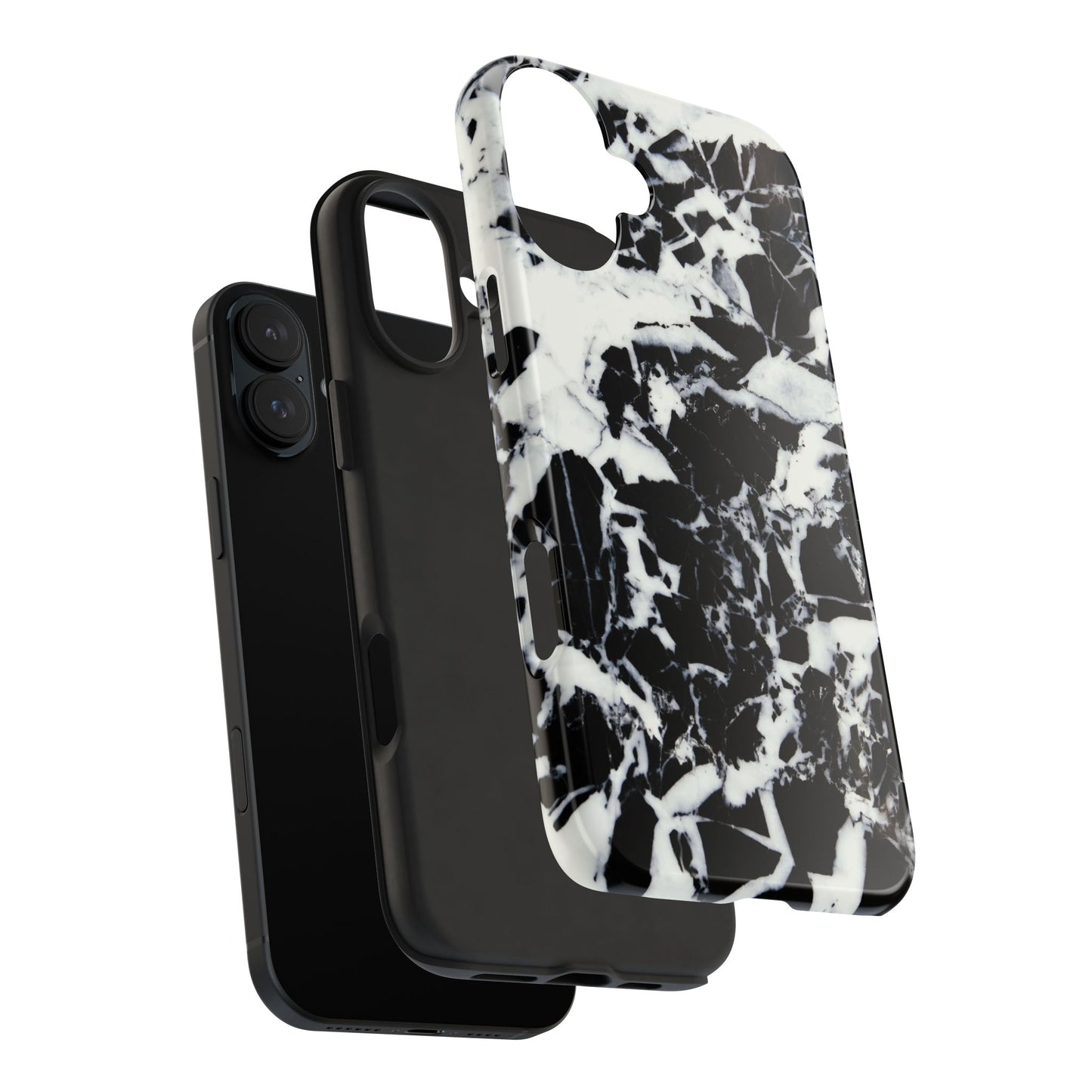 Black & White Shattered Phone Case (Apple & Android)