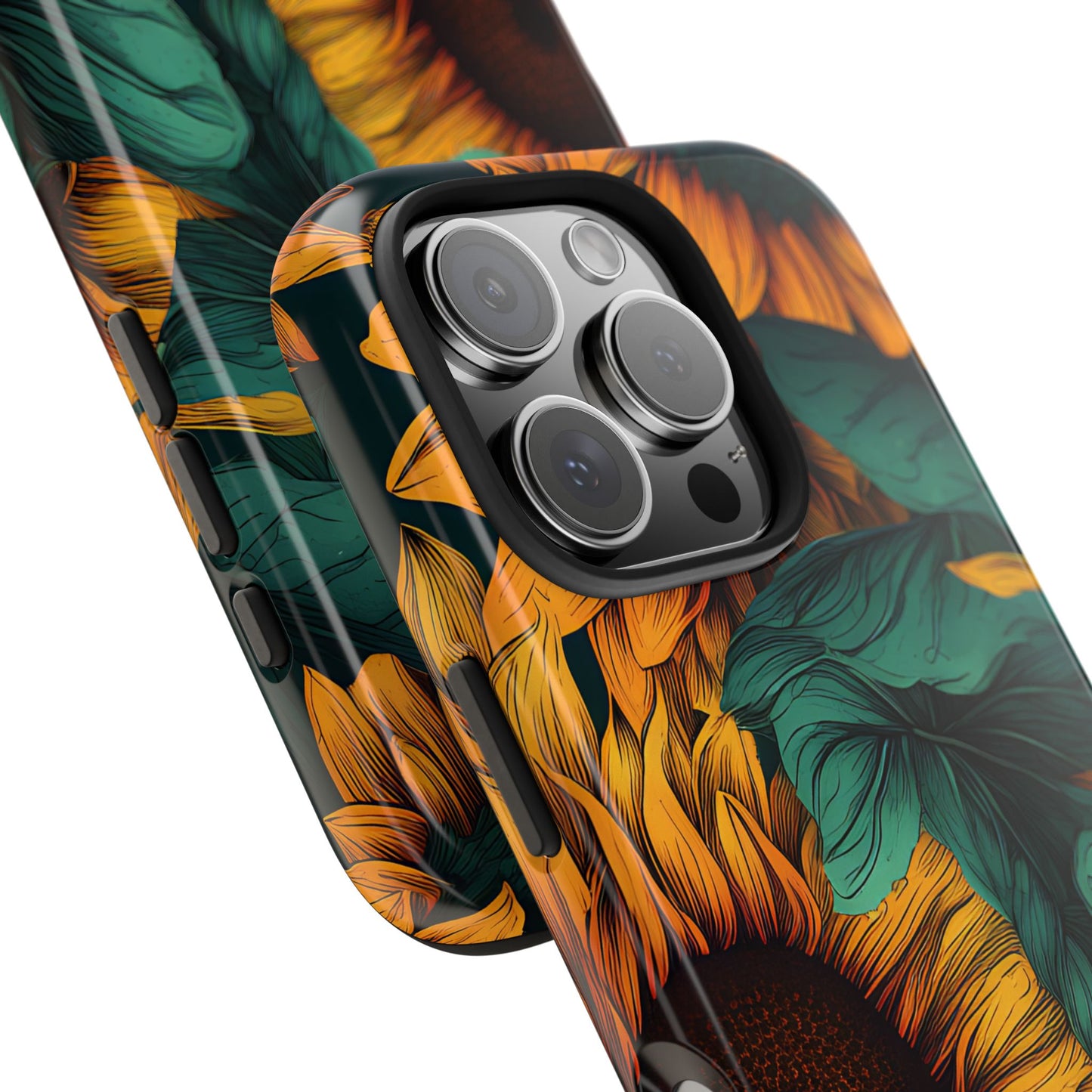 Dark Sunflower Phone Case (Apple & Android)