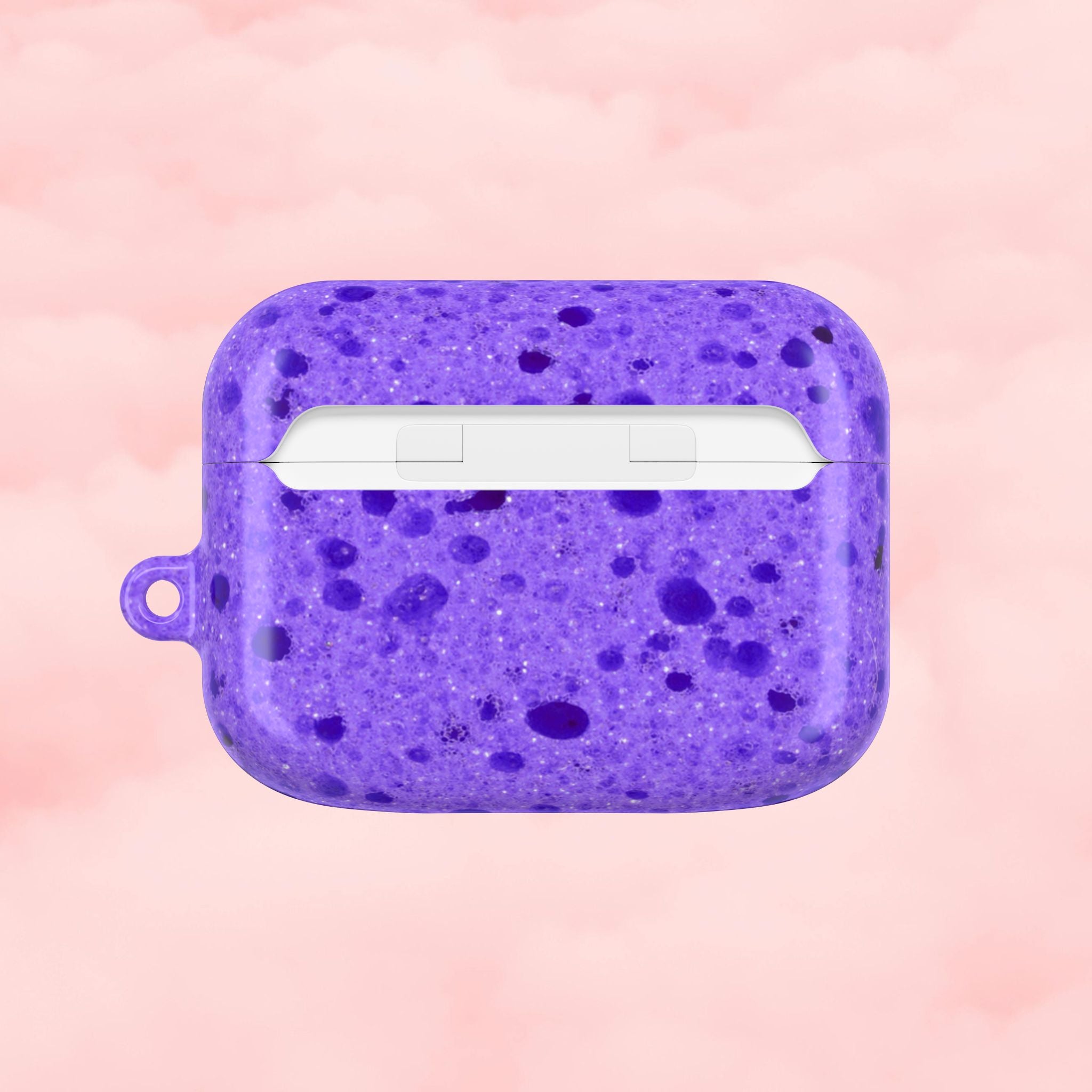 Purple Sponge AirPod Case