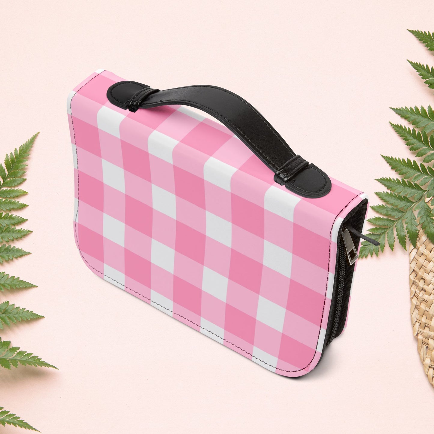 Pink Gingham Book Cover