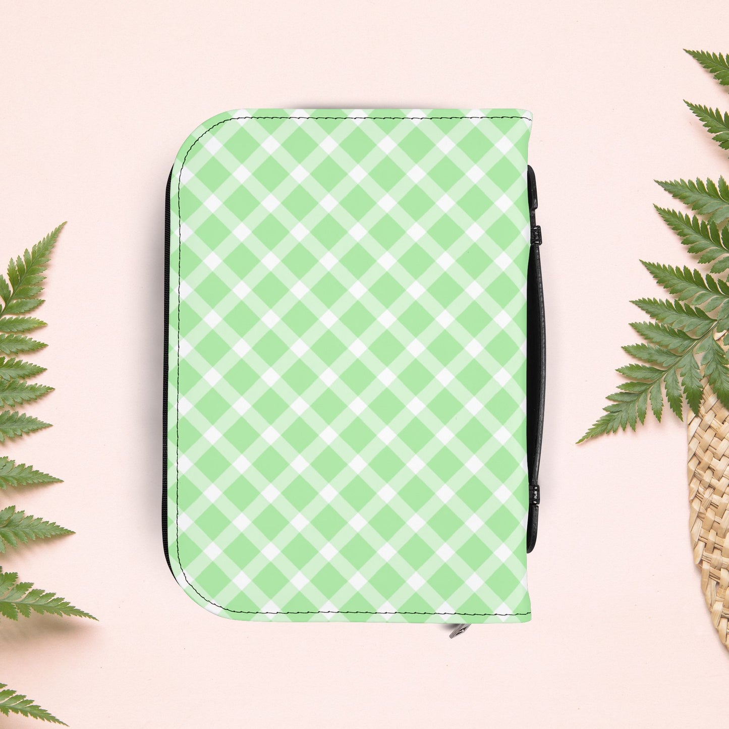 Green Picnic Plaid Book Cover