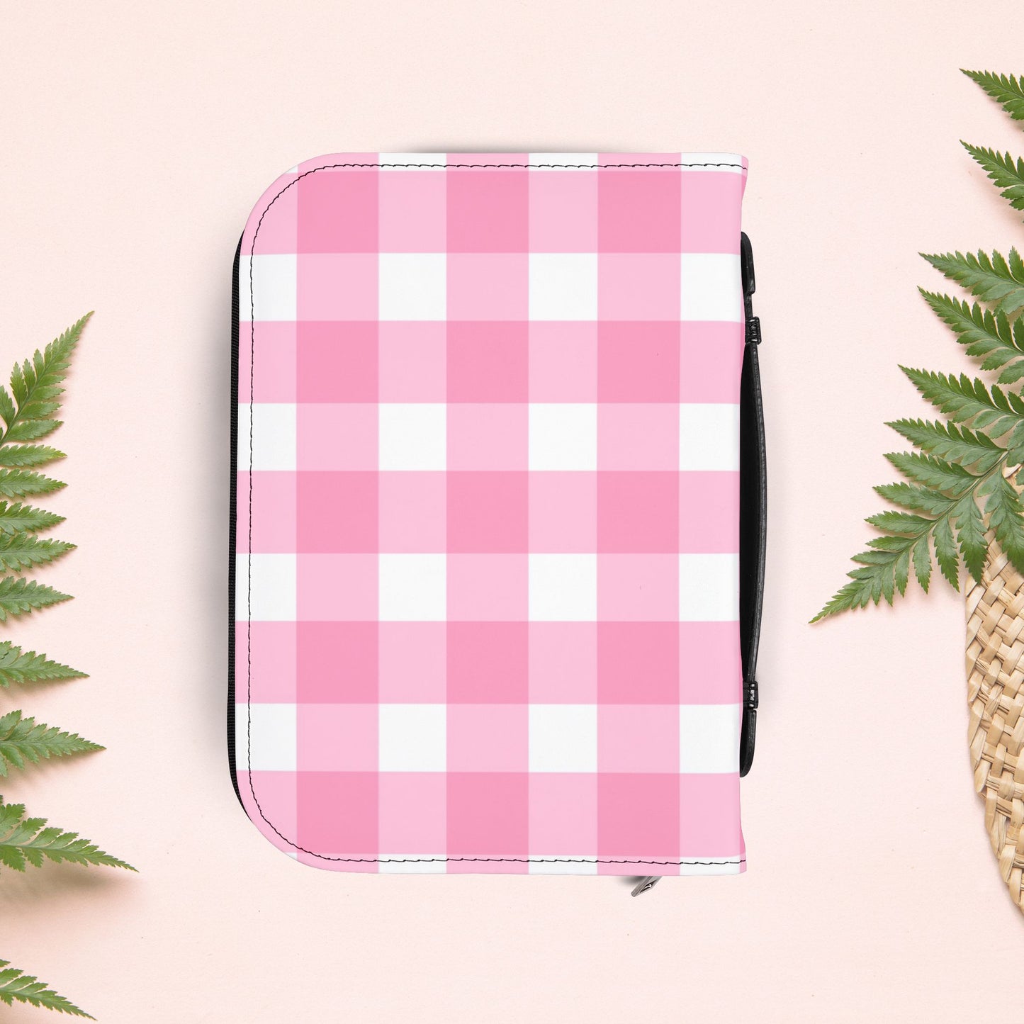 Pink Gingham Book Cover