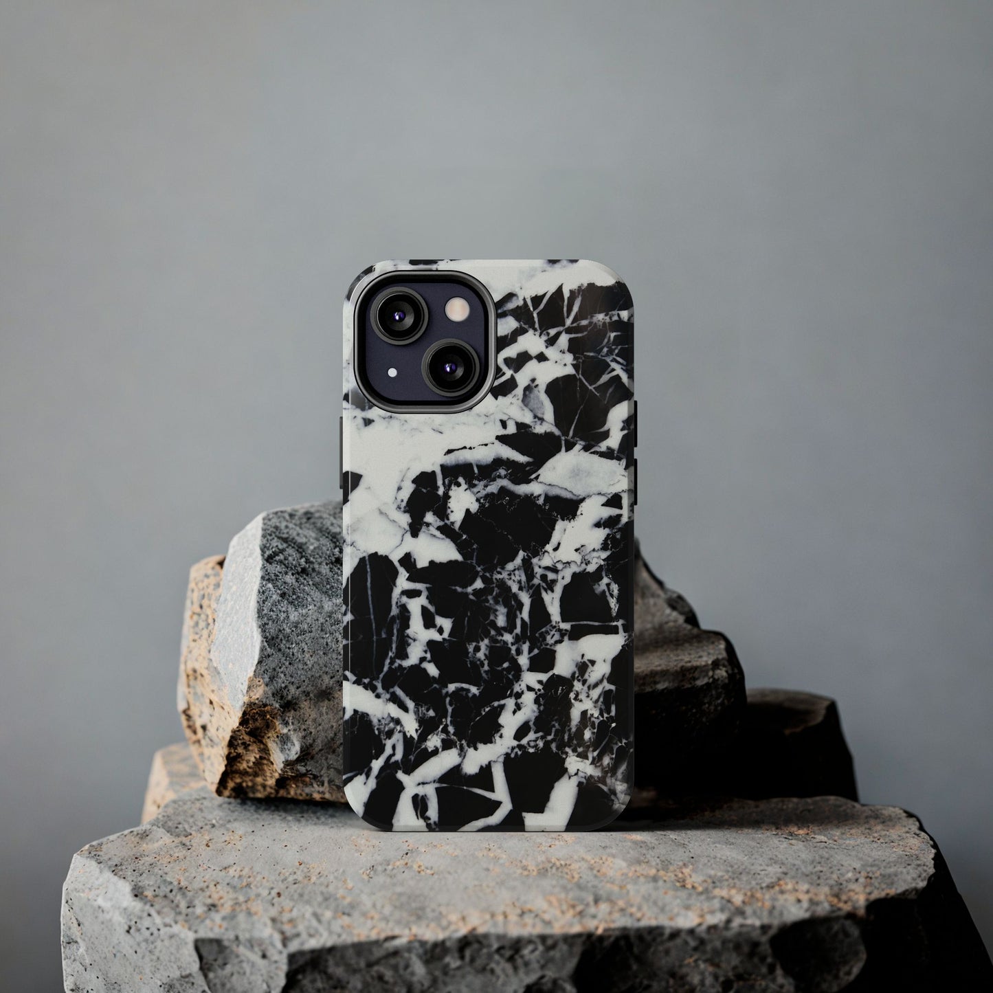 Black & White Shattered Phone Case (Apple & Android)