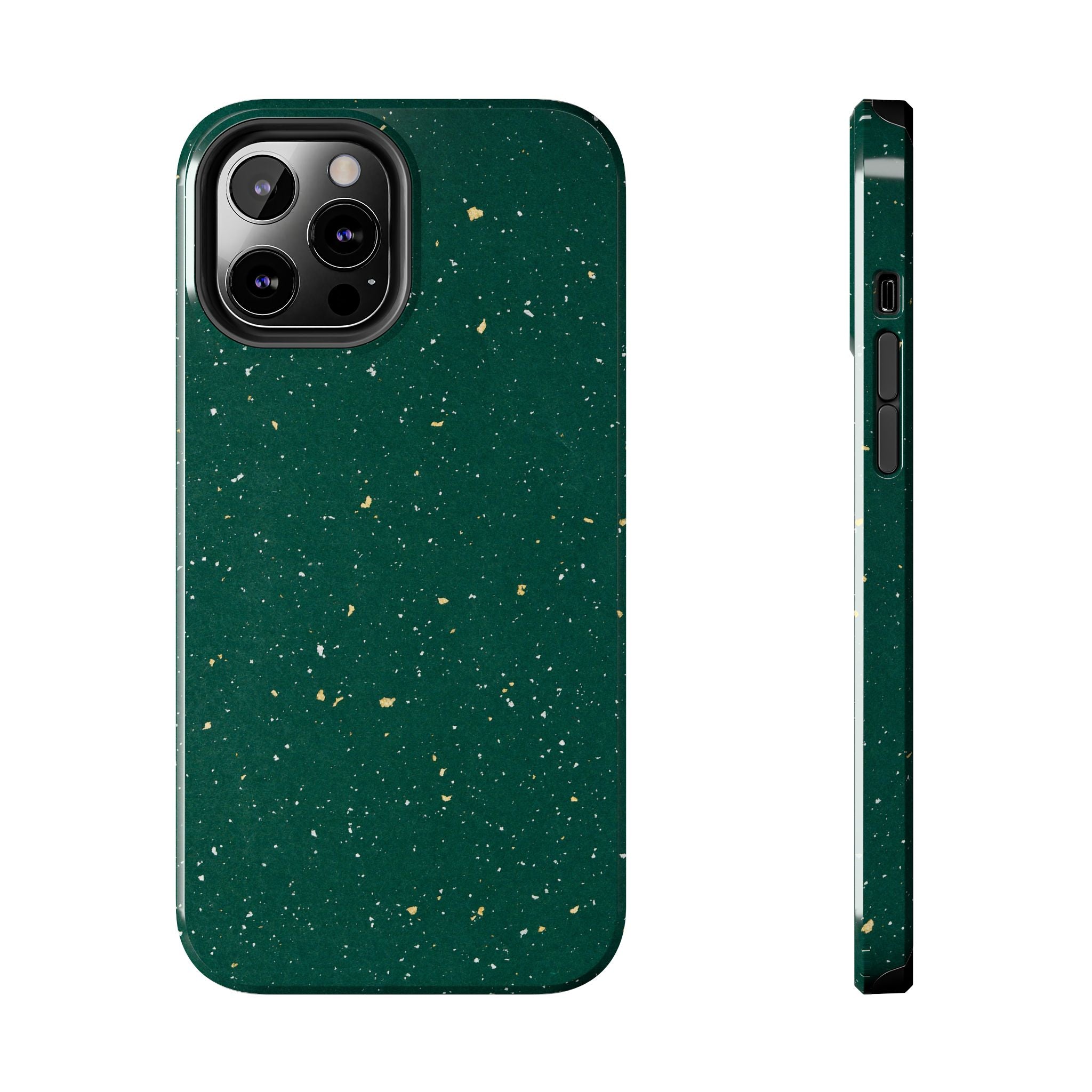 Emerald Gold Flecked Phone Case (Apple & Android)