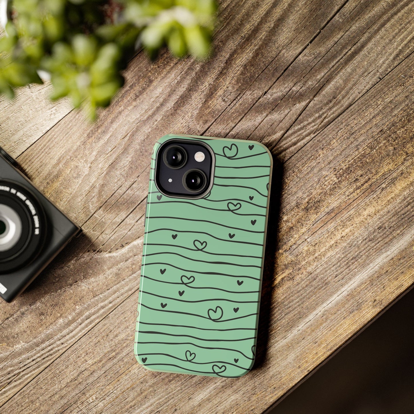 Scribble Love Hearts Phone Case (Apple & Android)