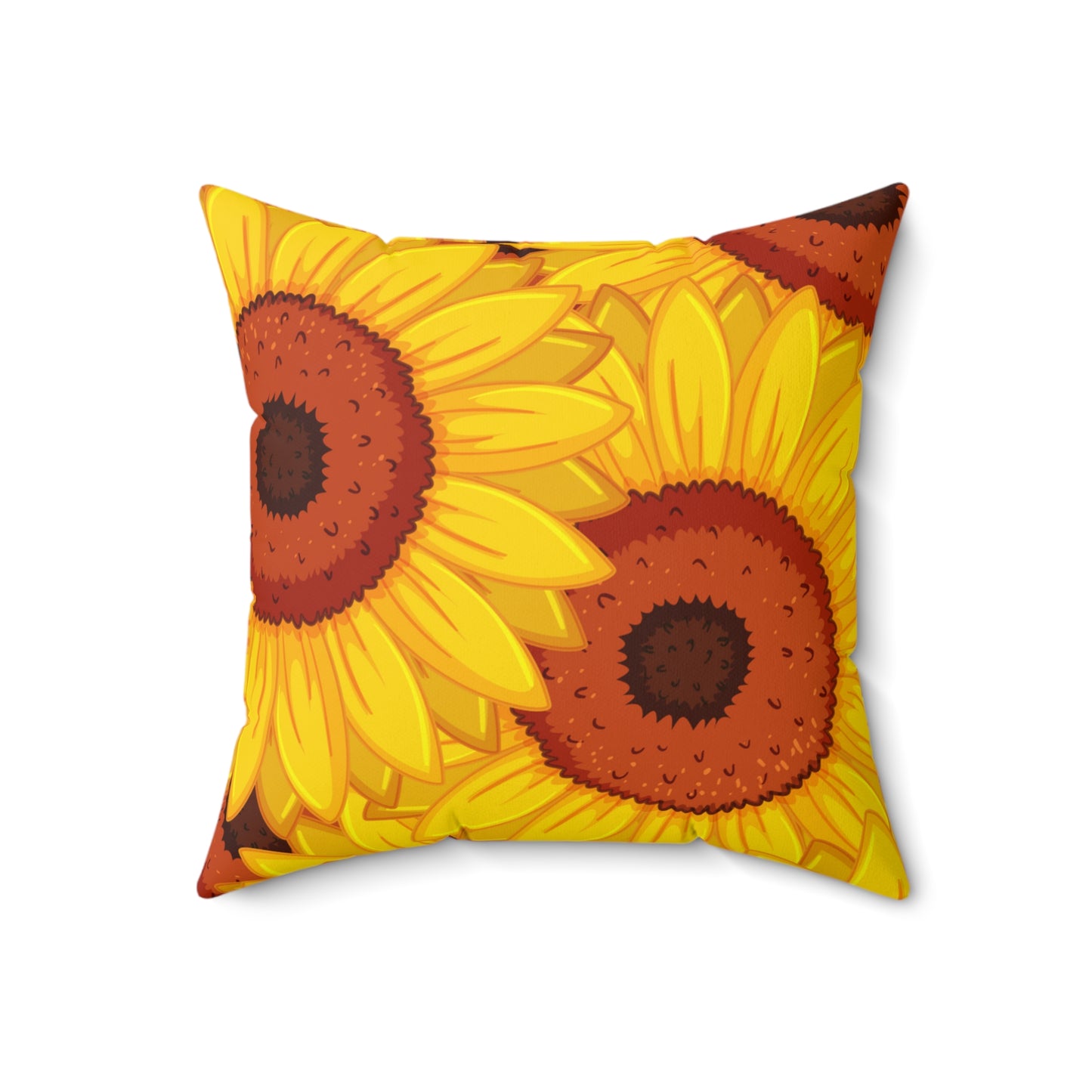Sunflower Dream Square Pillow