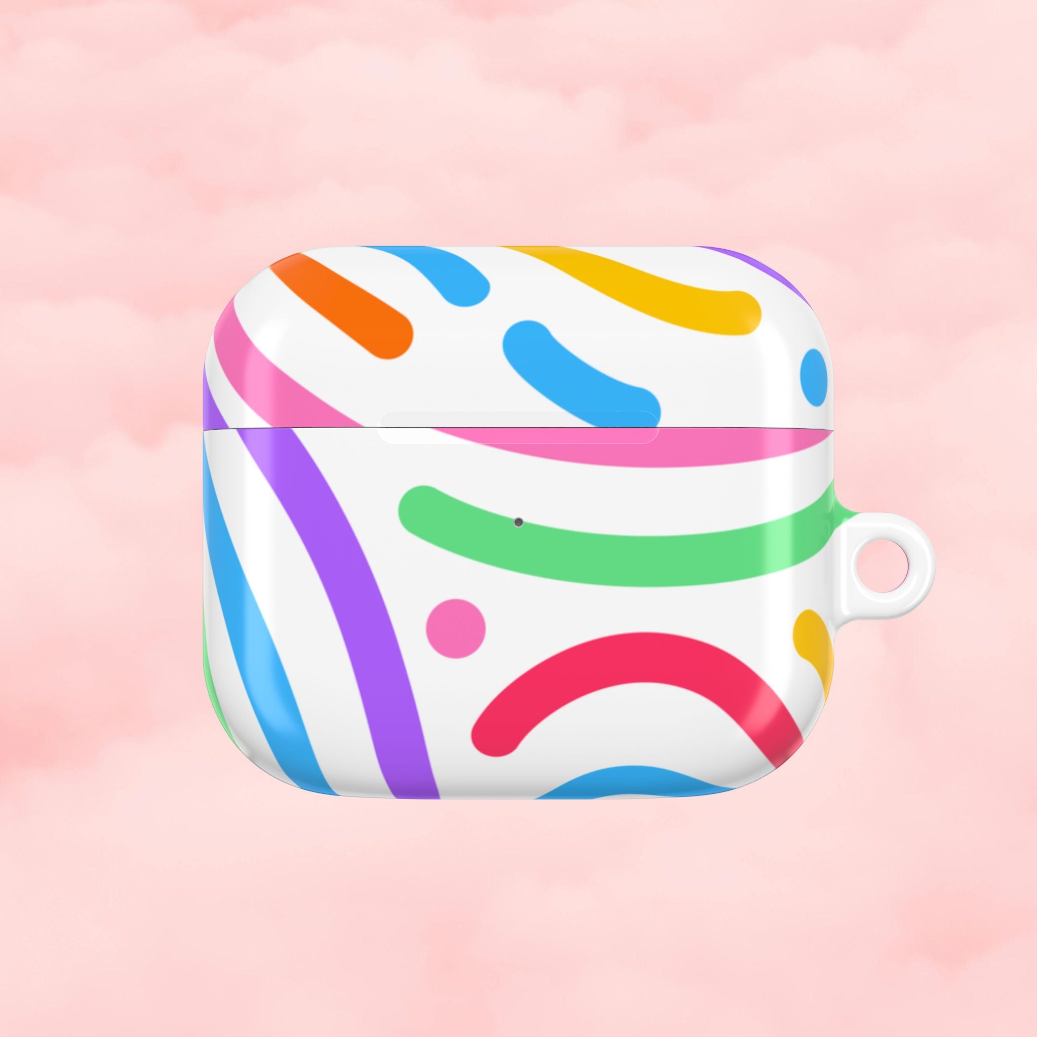 Vibrant Colorful Swirls AirPod Case