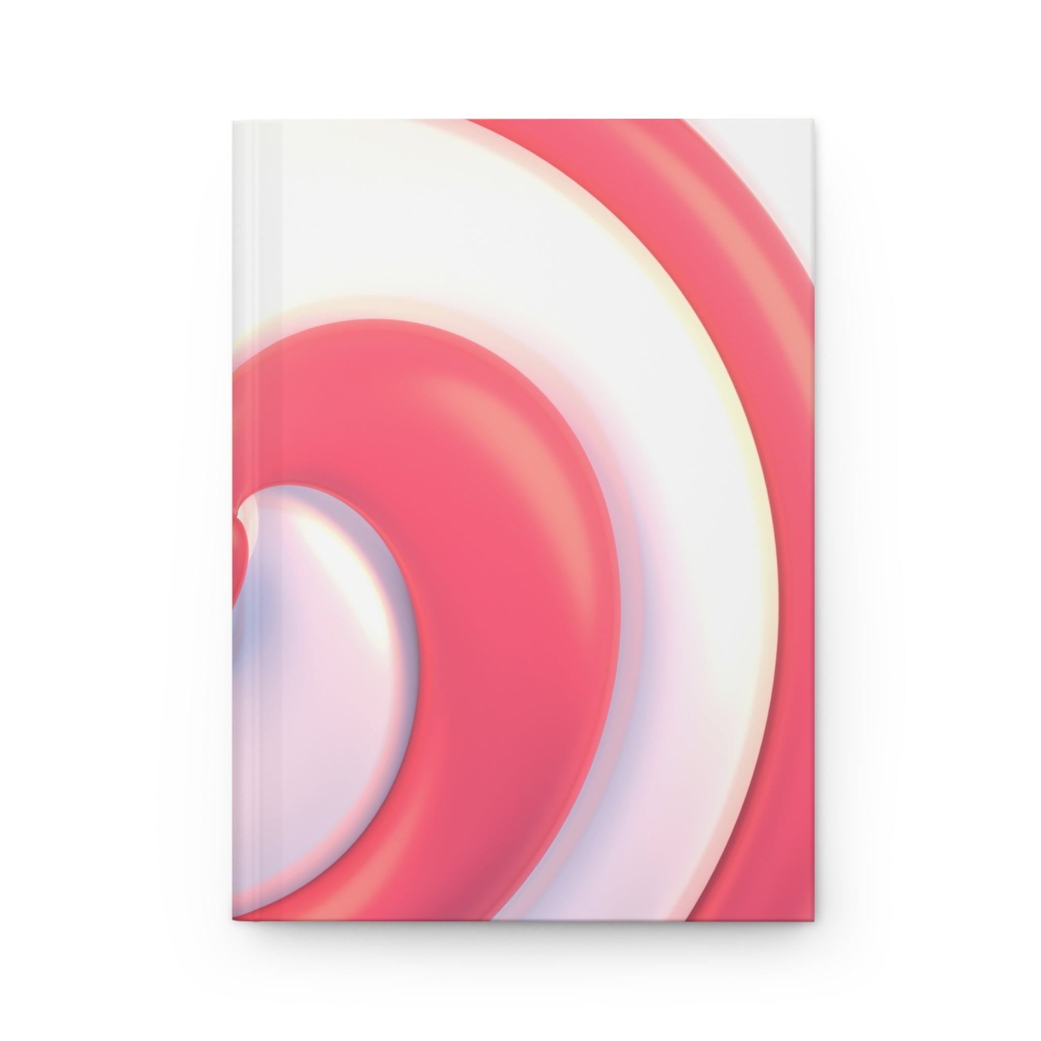 Remolino jugoso de menta Cuaderno mate de tapa dura