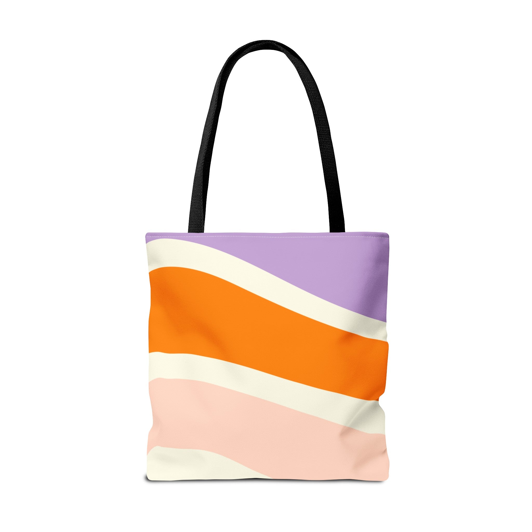 Retro Color Wave Tote Bag