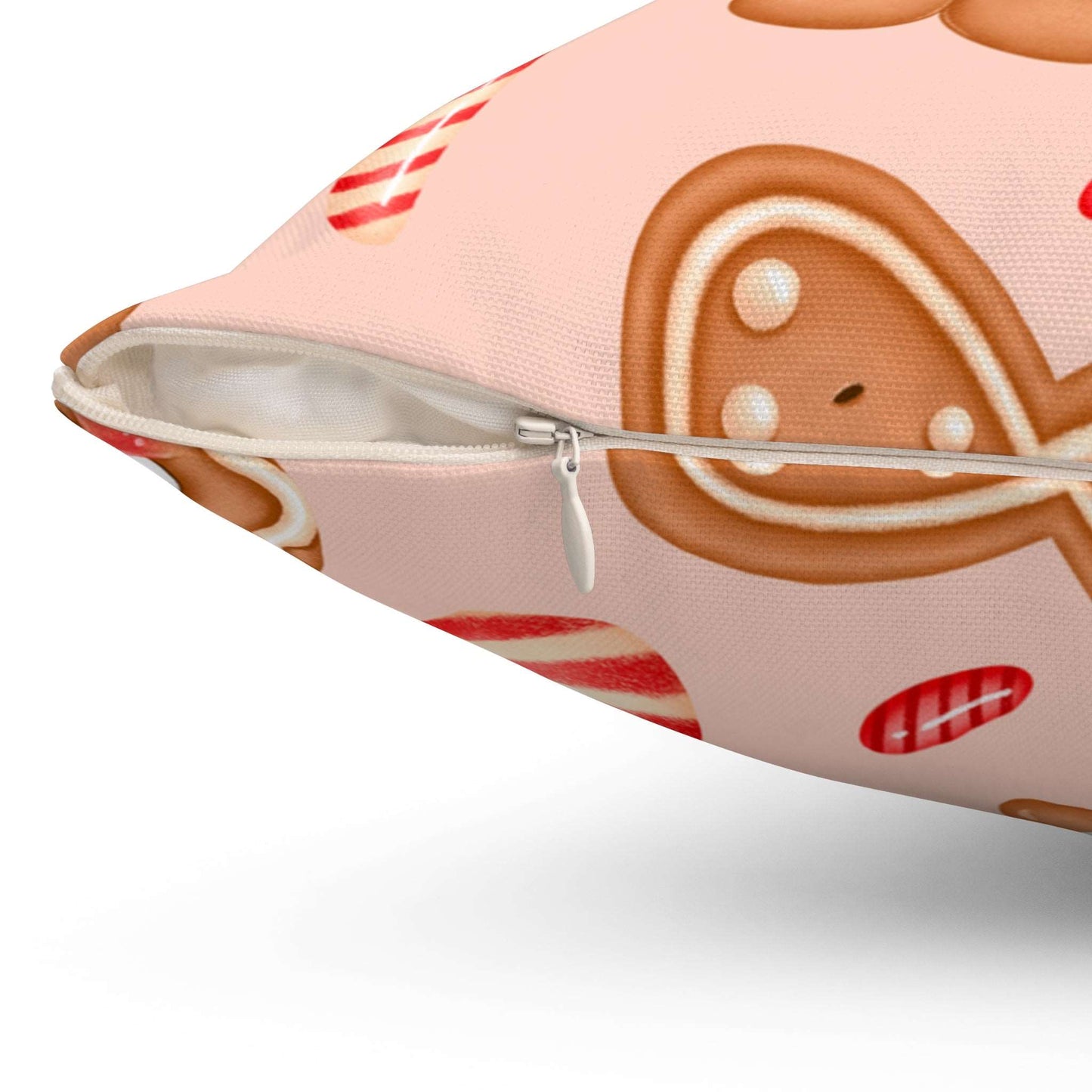 Gingerbread Girl Square Pillow