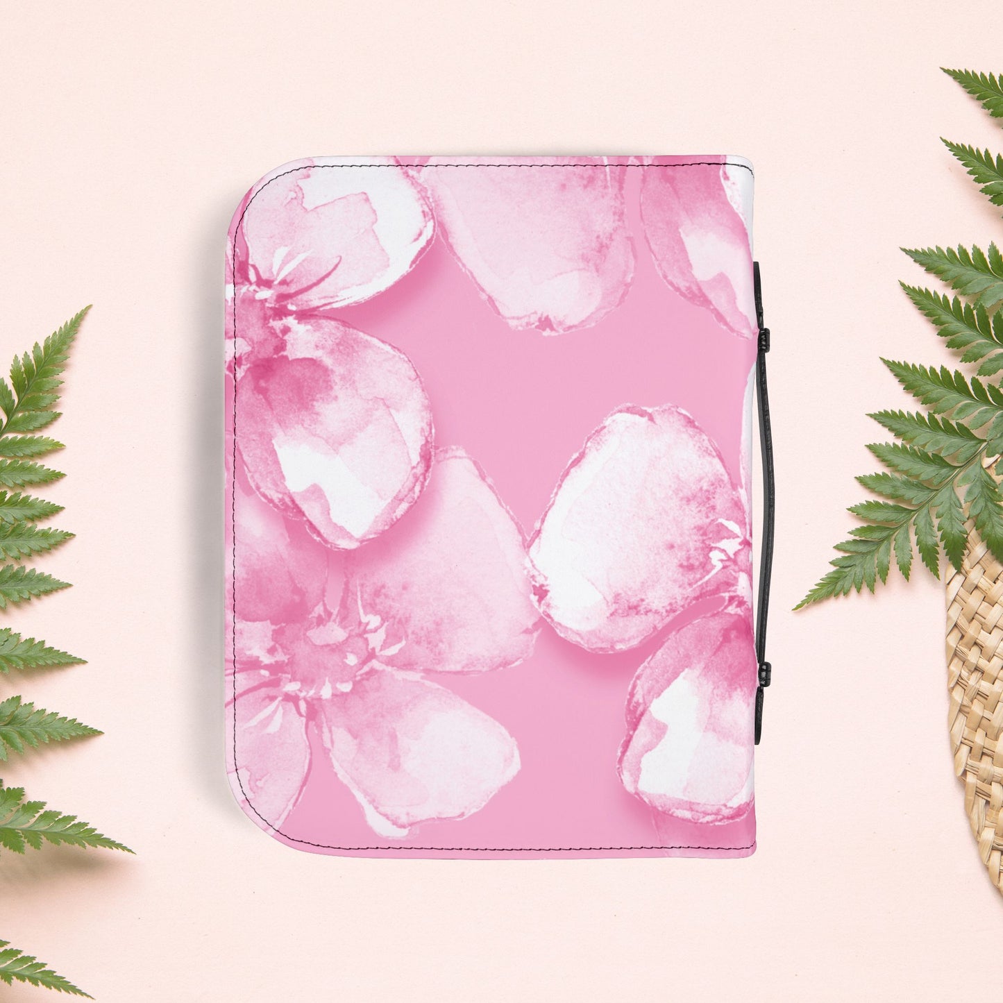 Dainty Pink Floral Book Cover