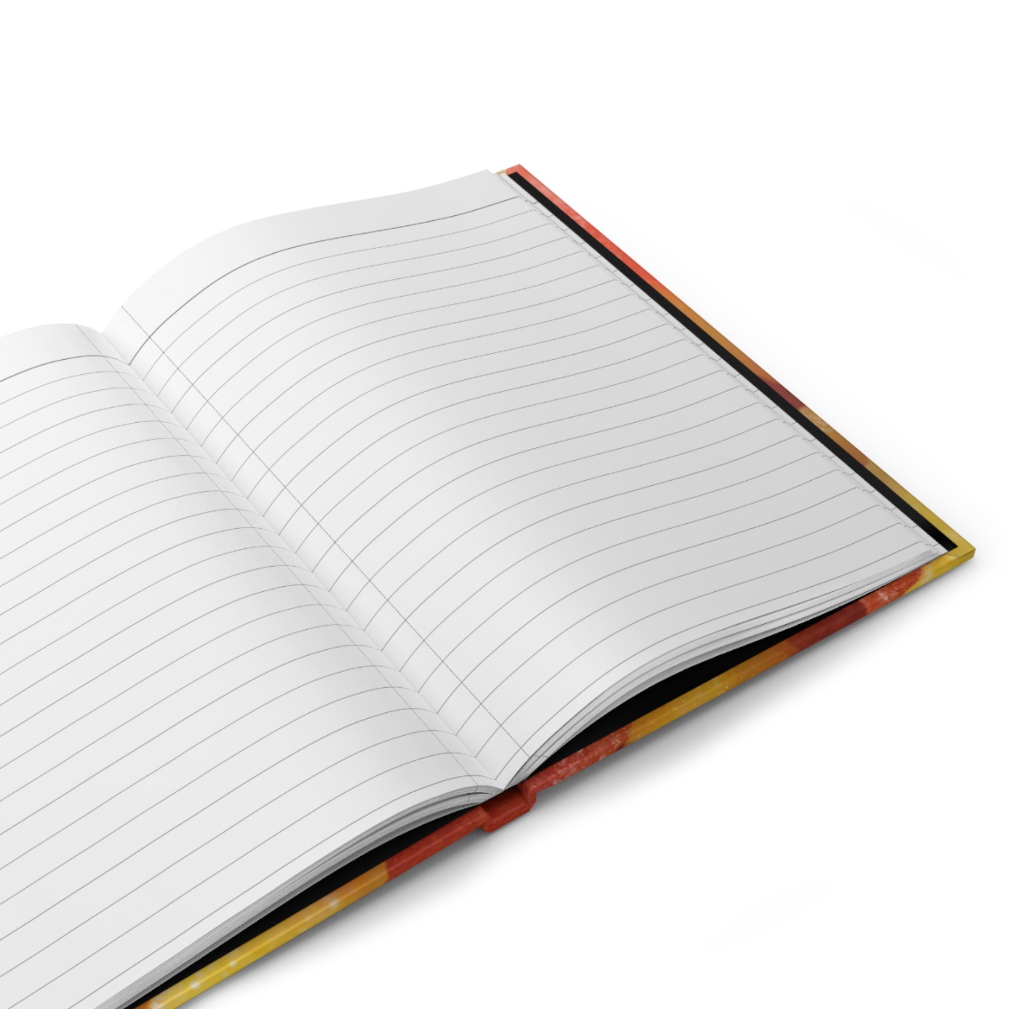 Gummy Peach Ring Candiy Hardcover Matte Journal