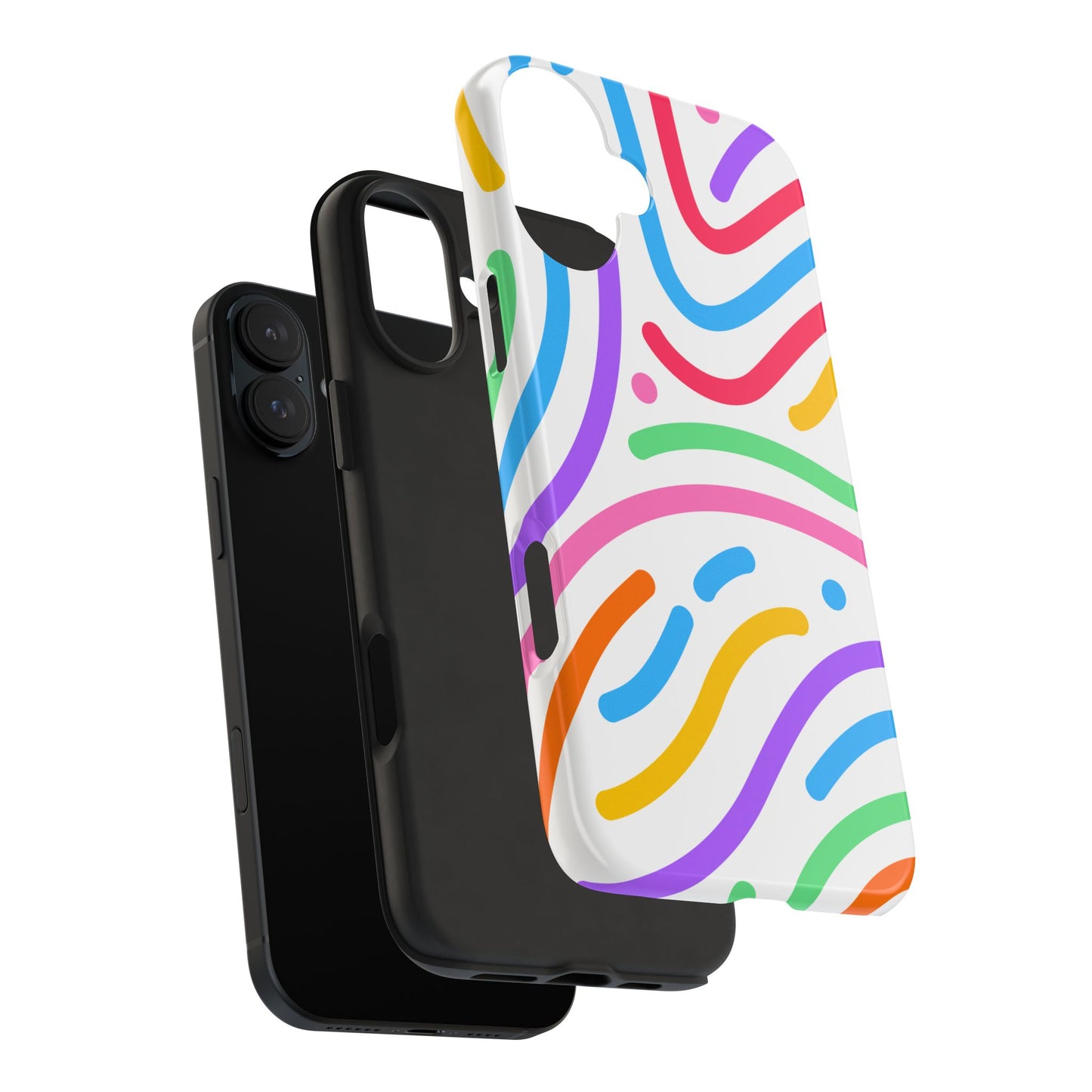 Rainbow Swirls Phone Case (Apple & Android)