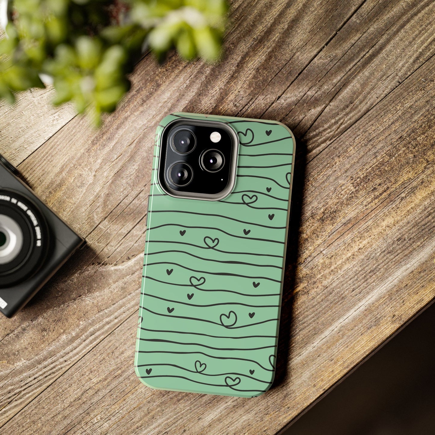 Scribble Love Hearts Phone Case (Apple & Android)