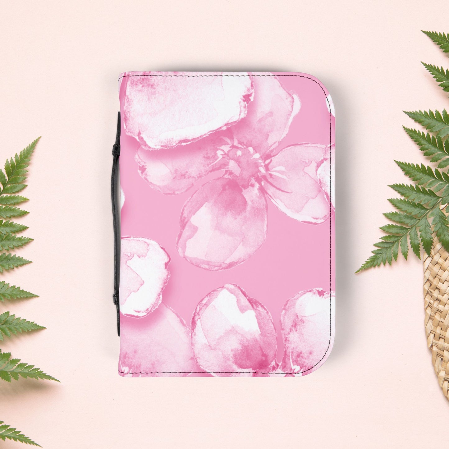 Dainty Pink Floral Book Cover