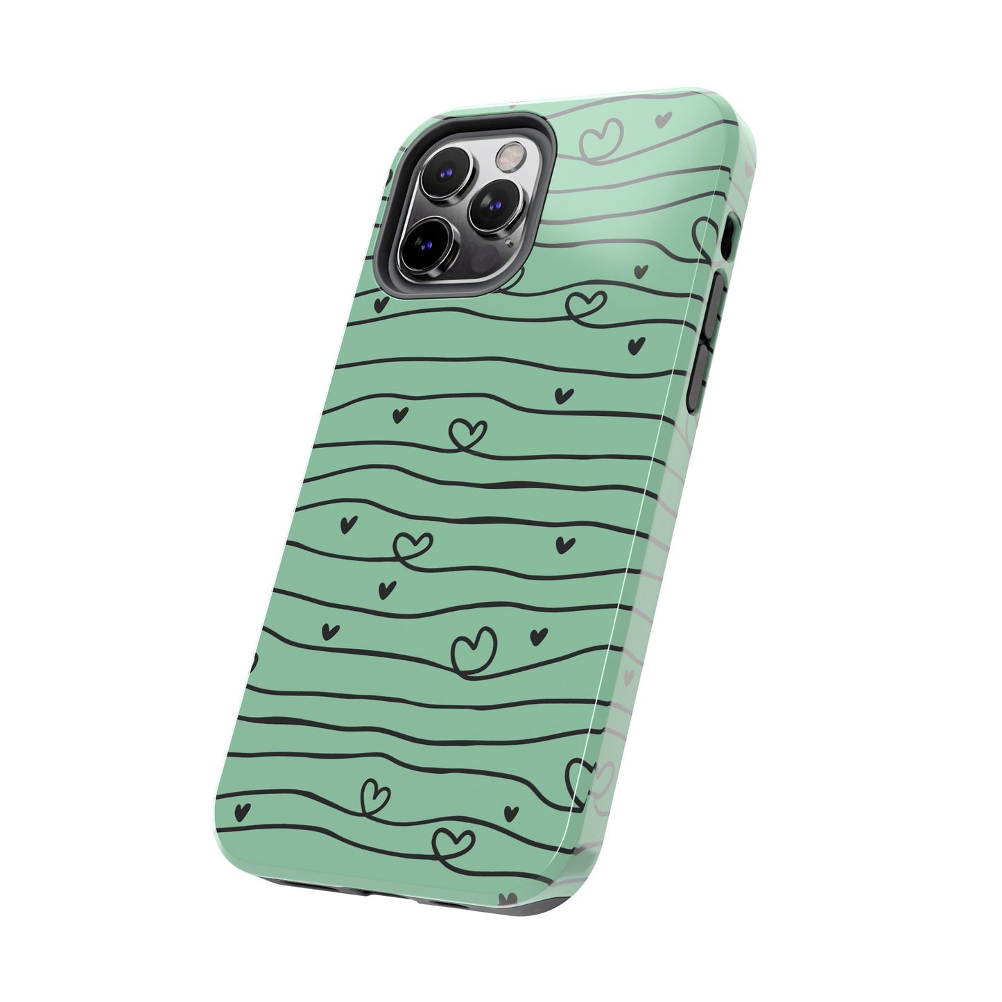 Scribble Love Hearts Phone Case (Apple & Android)