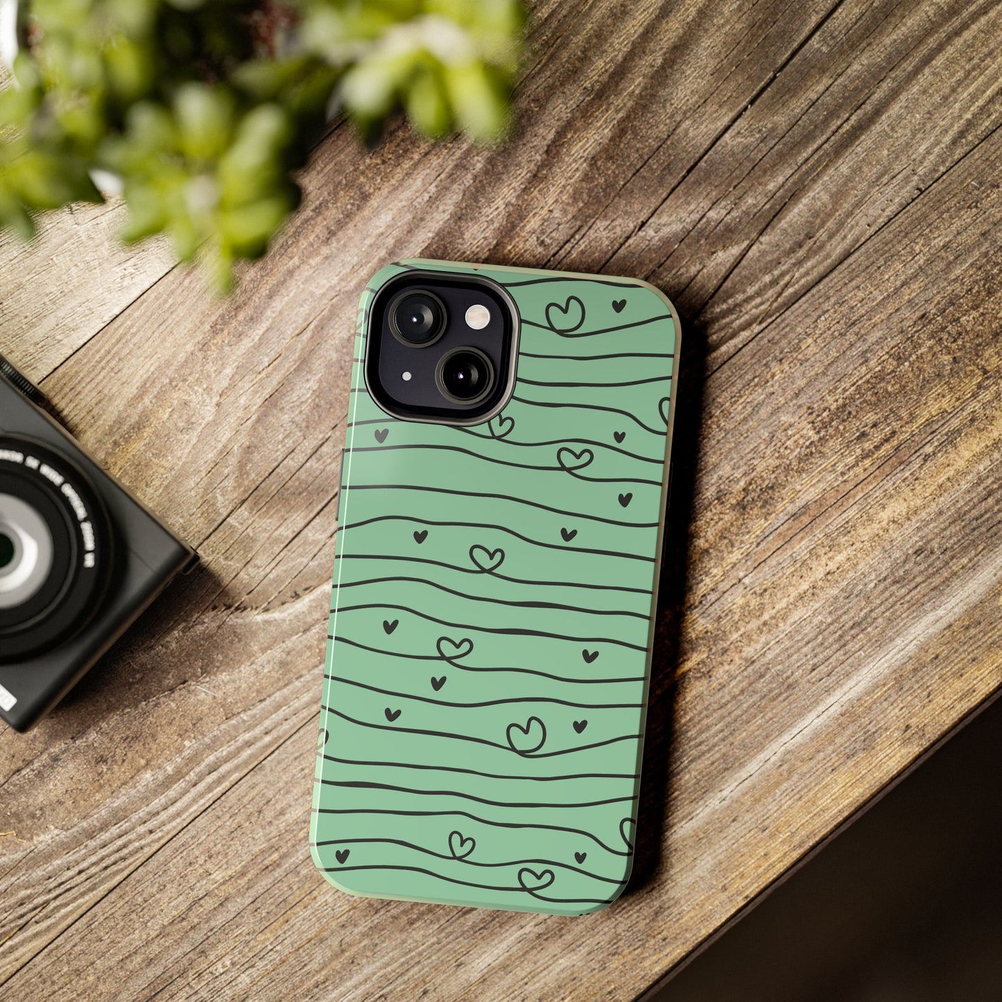 Scribble Love Hearts Phone Case (Apple & Android)