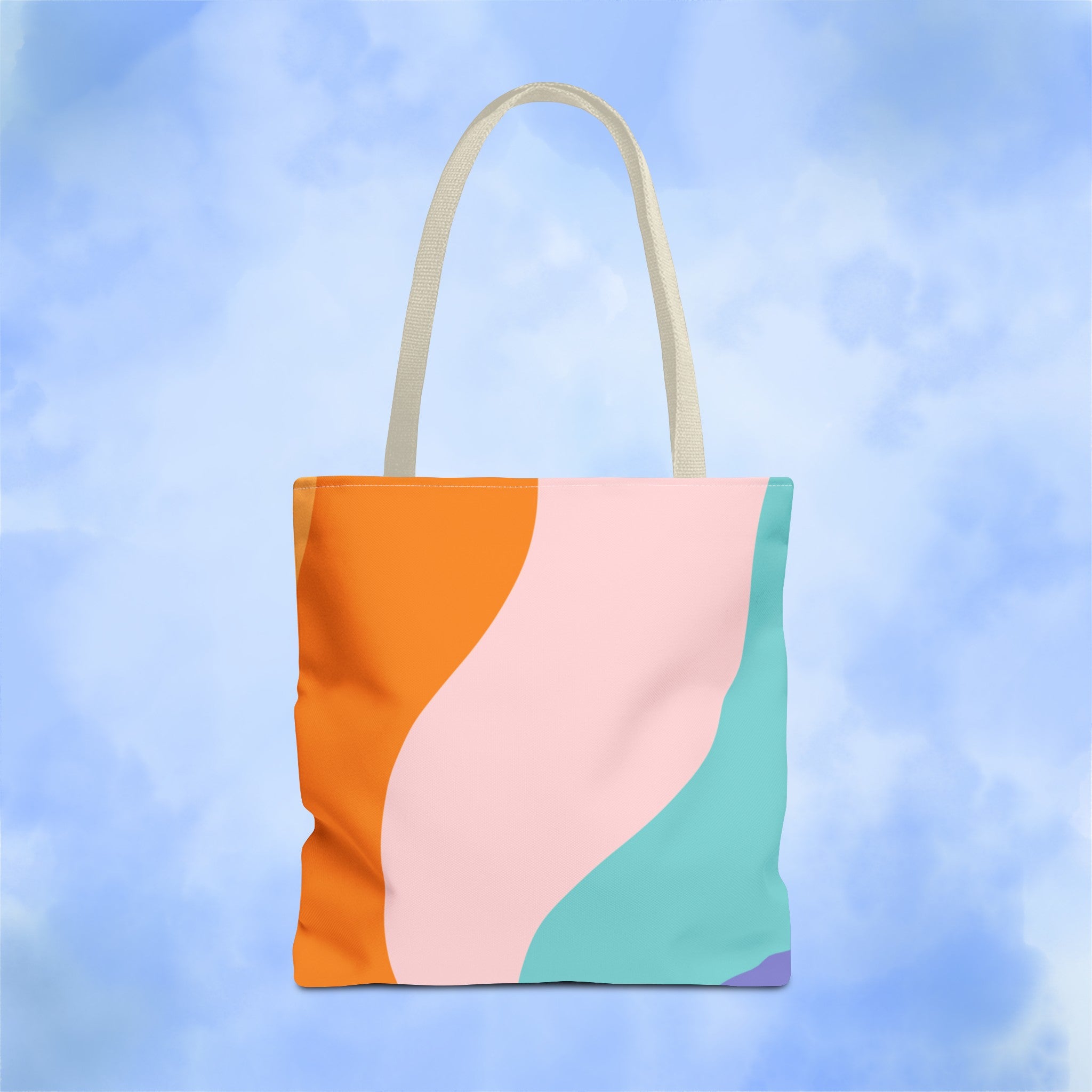 Groovy Psychedelic Splash Tote Bag