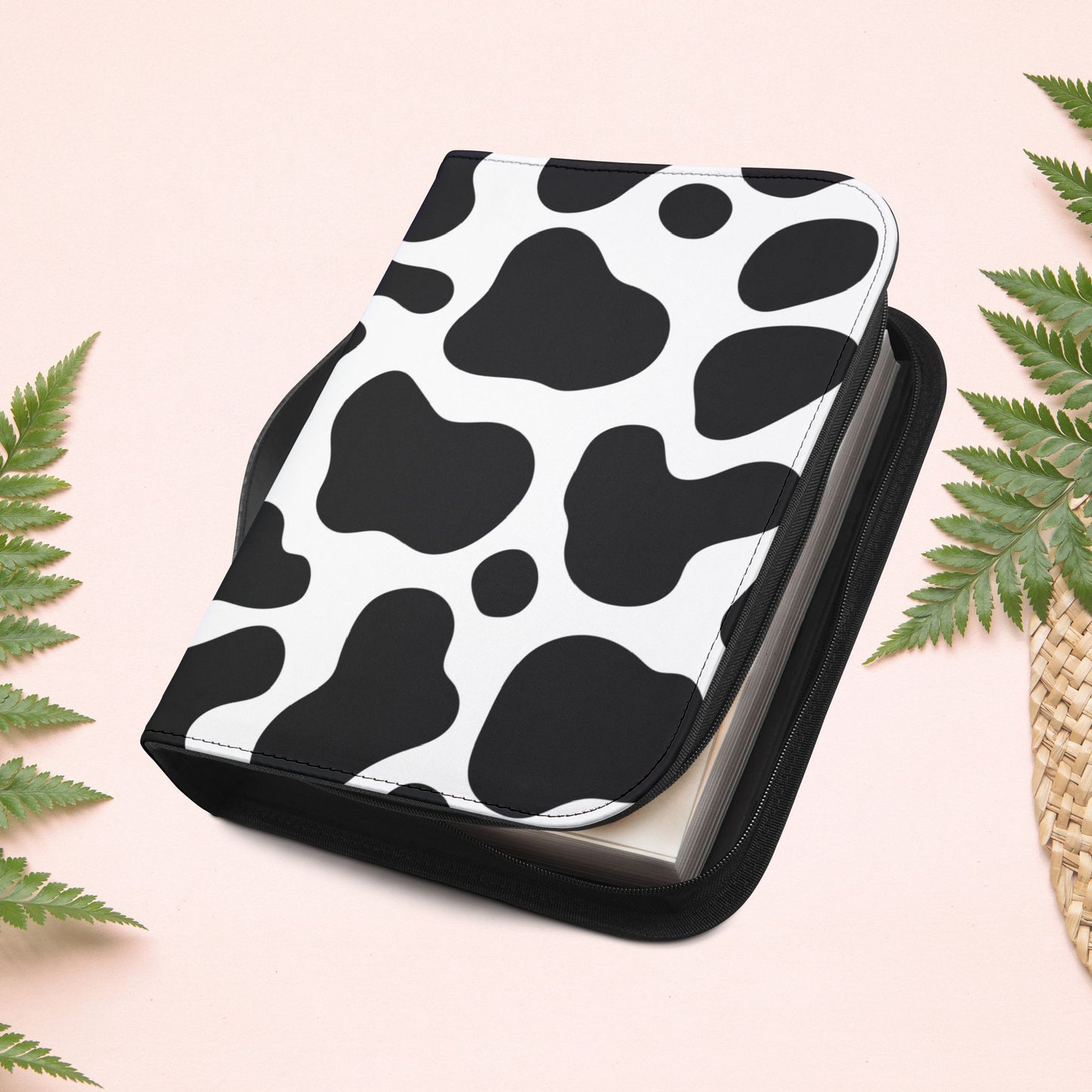 Classic Cow Print Book Cover