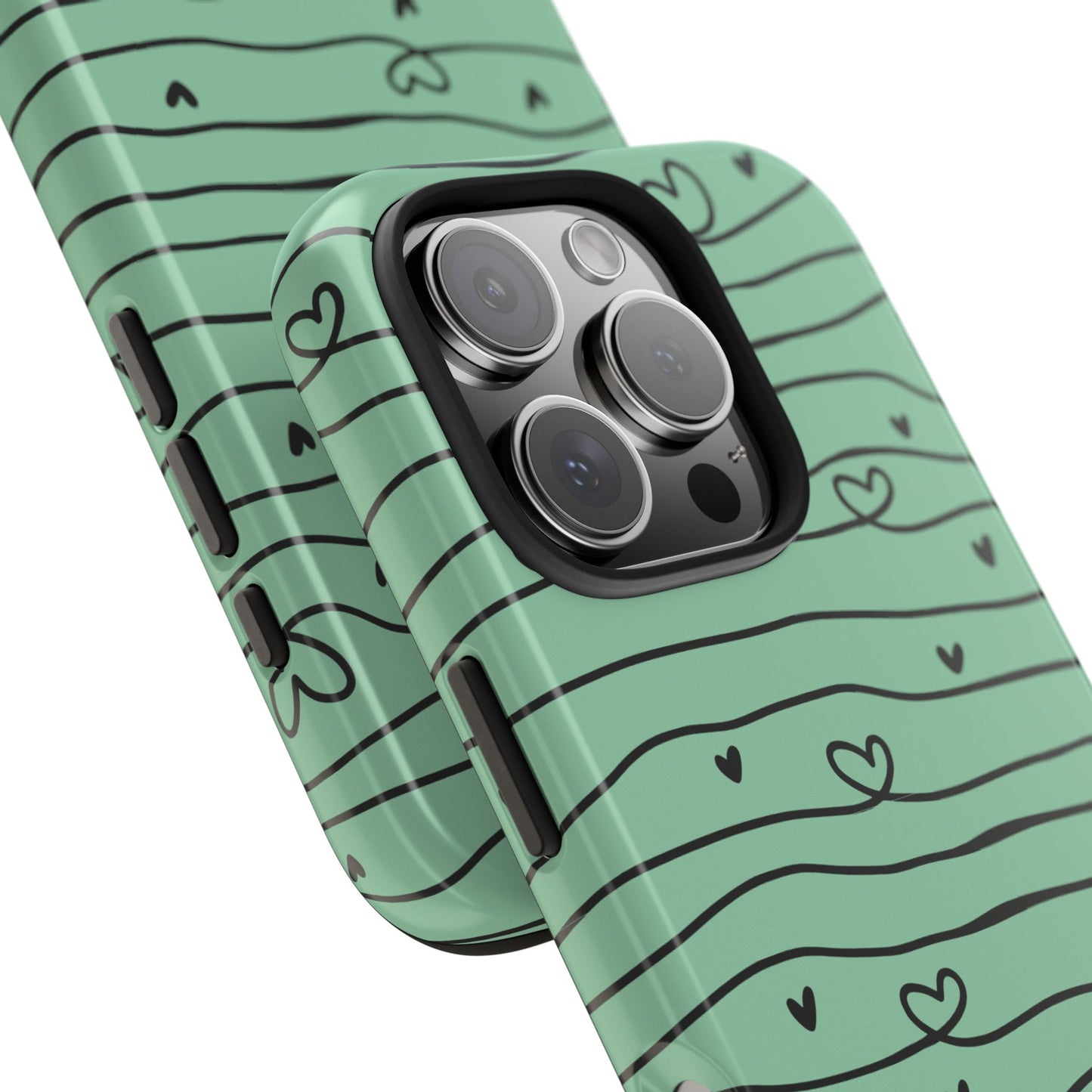 Scribble Love Hearts Phone Case (Apple & Android)