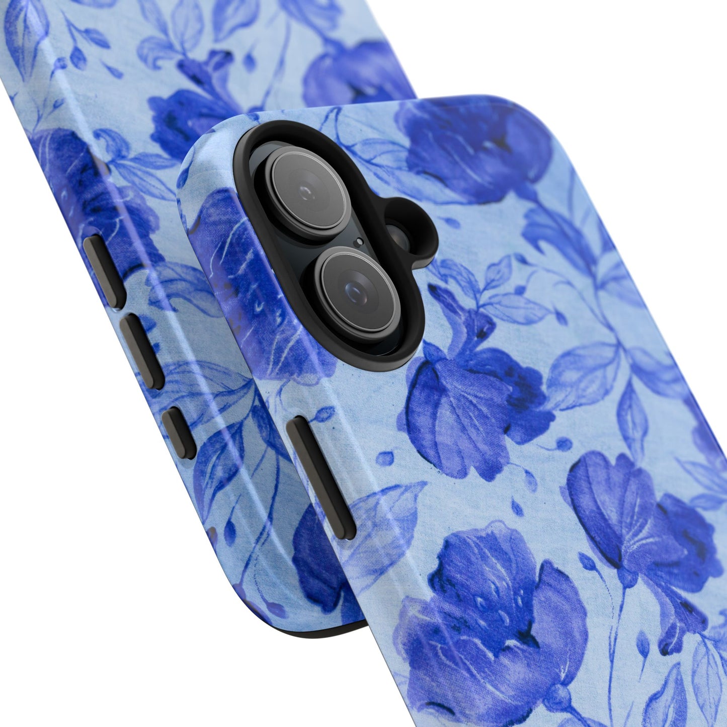 Blue Floral Pattern Phone Case (Apple & Android)