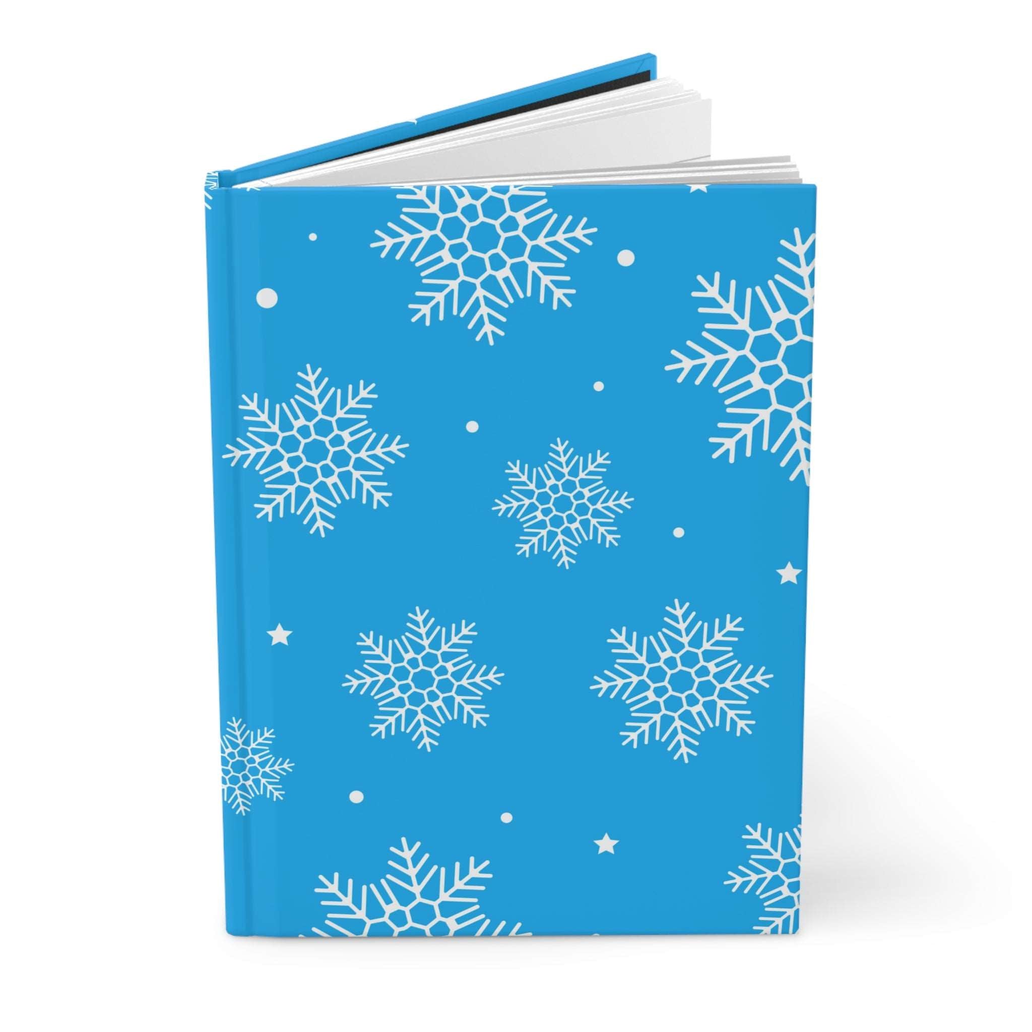 Frosty Snowflake Hardcover Matte Journal
