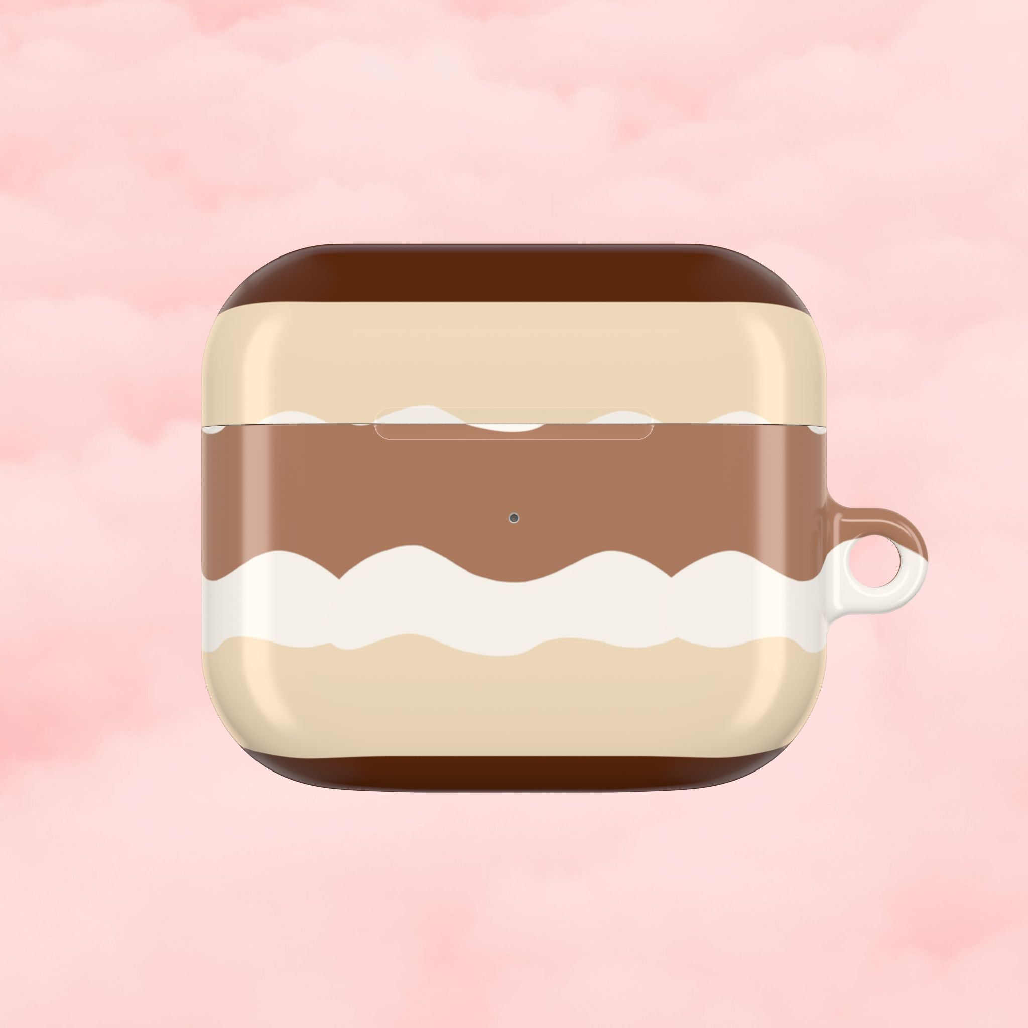 Layered Tiramisu Desert AirPod Case