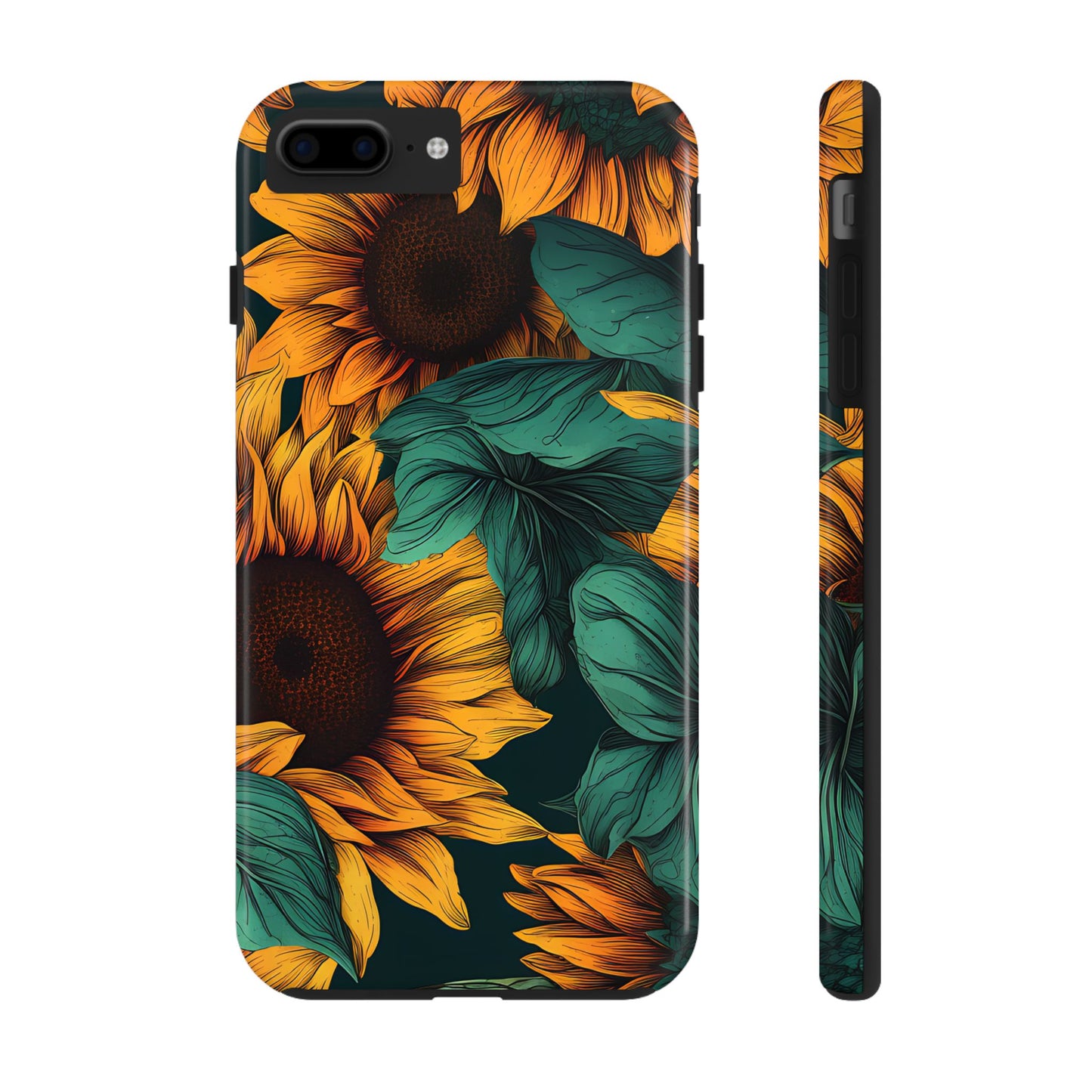 Dark Sunflower Phone Case (Apple & Android)
