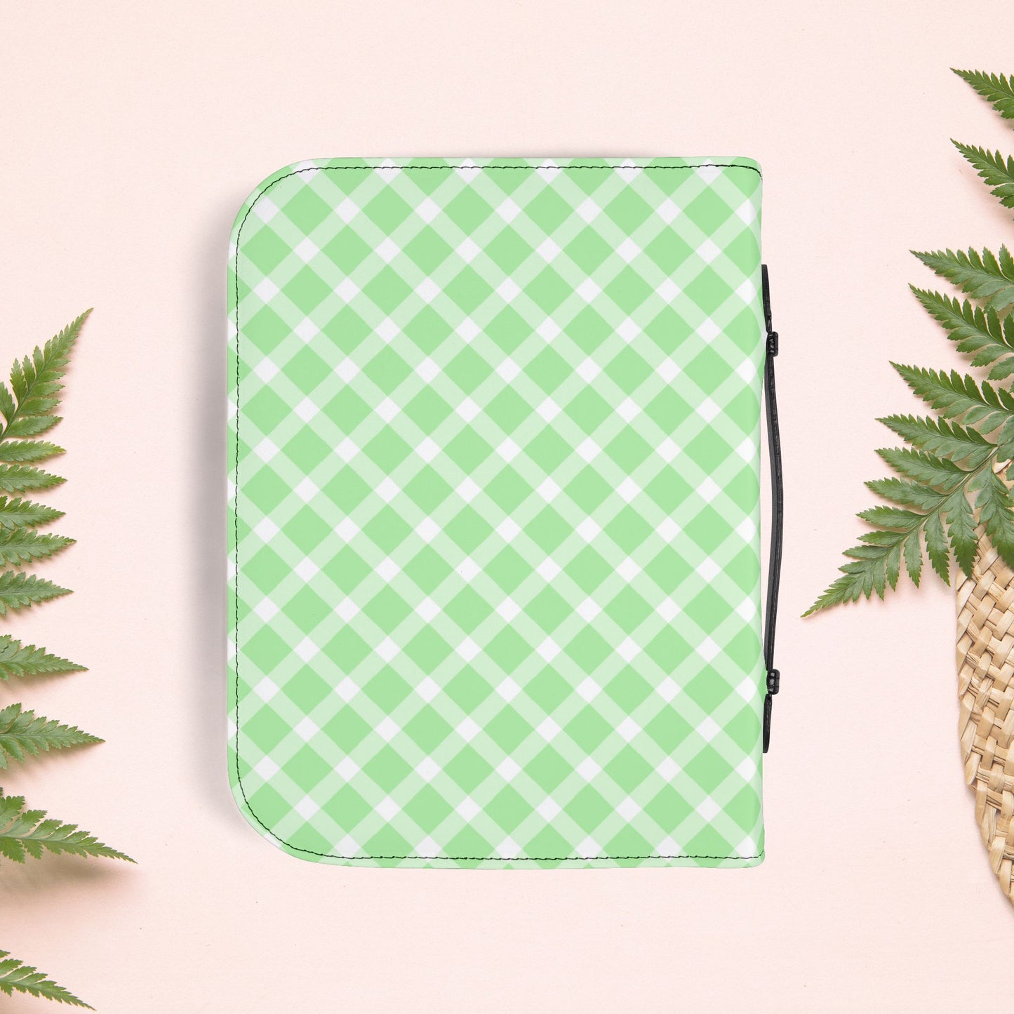 Green Picnic Plaid Book Cover