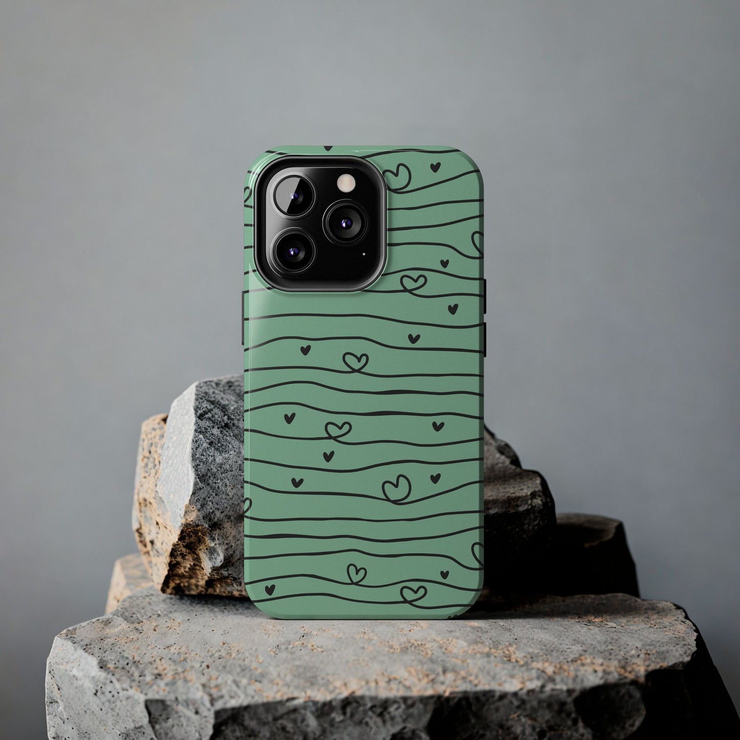 Scribble Love Hearts Phone Case (Apple & Android)